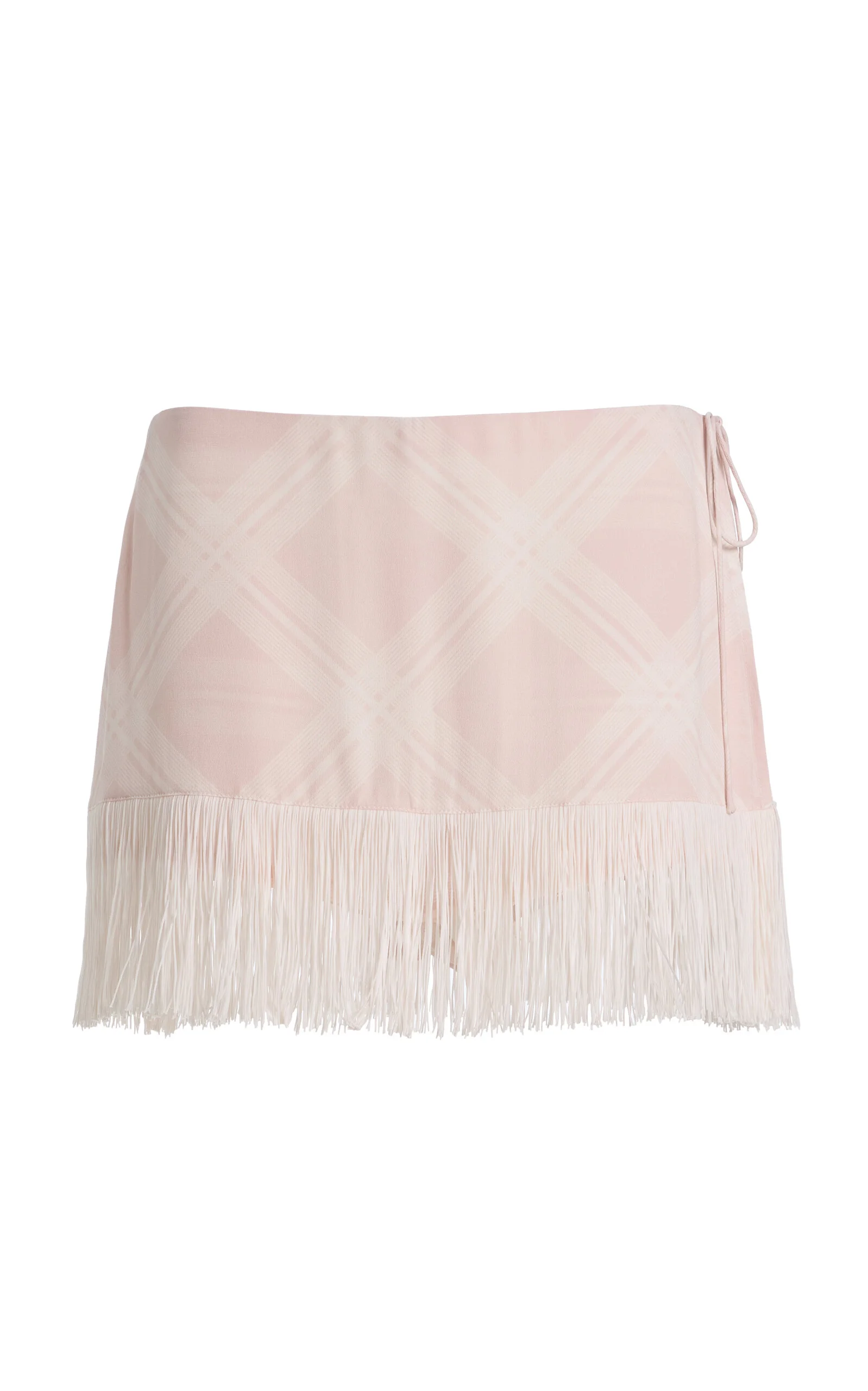 Exclusive La Isla Lola Plaid Crepe Shorts pink - 1