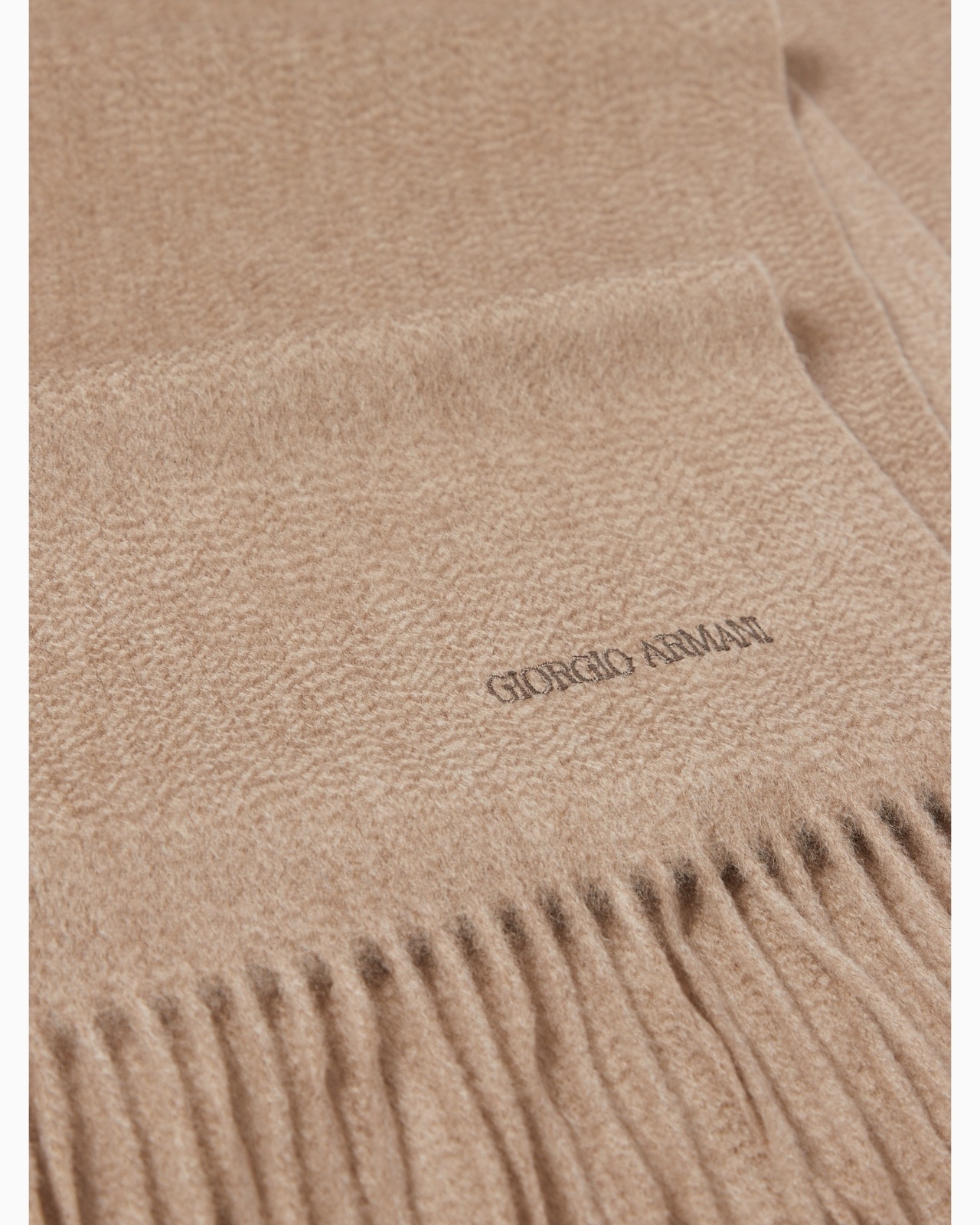 CASHMERE STOLE WITH FRINGING - 2
