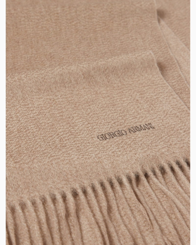GIORGIO ARMANI CASHMERE STOLE WITH FRINGING outlook