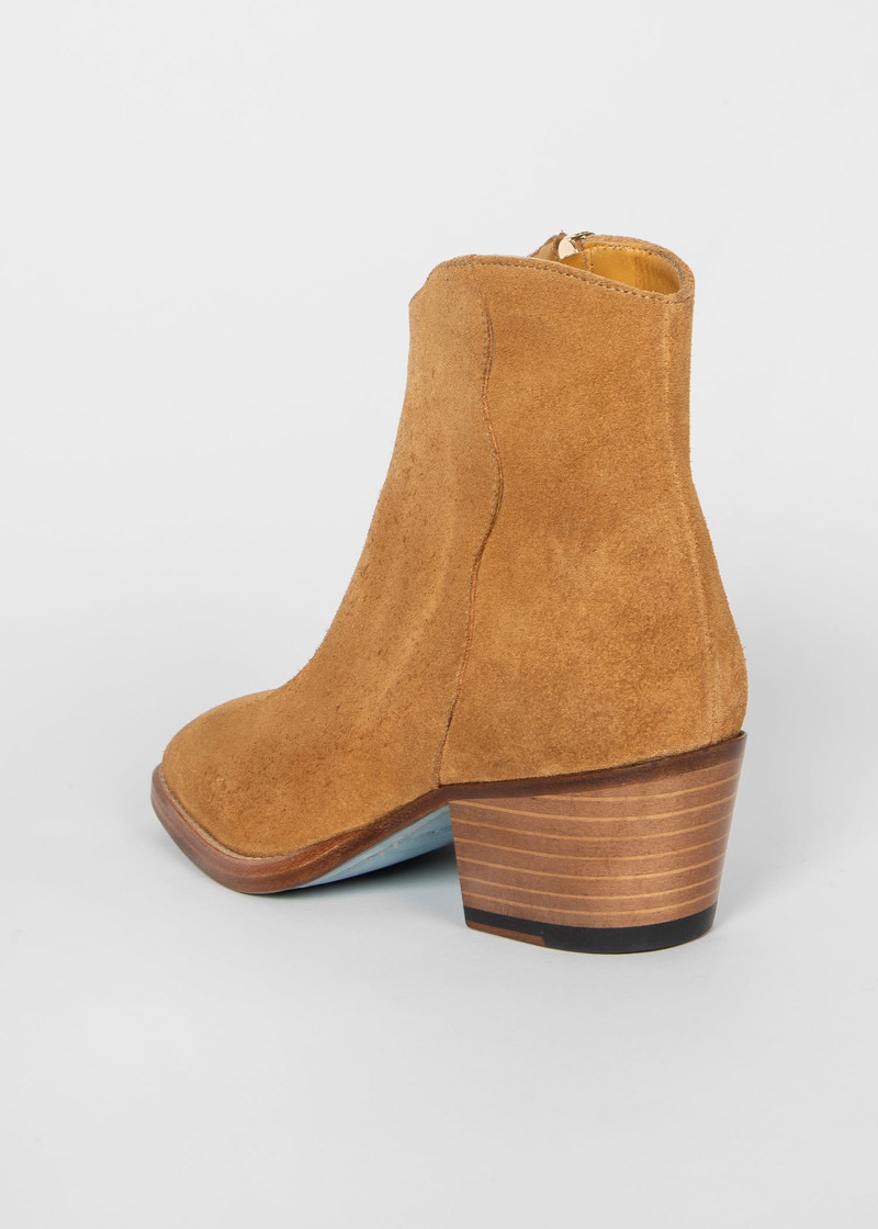 Suede 'Austin' Boots With 'Swirl' Stitch 4