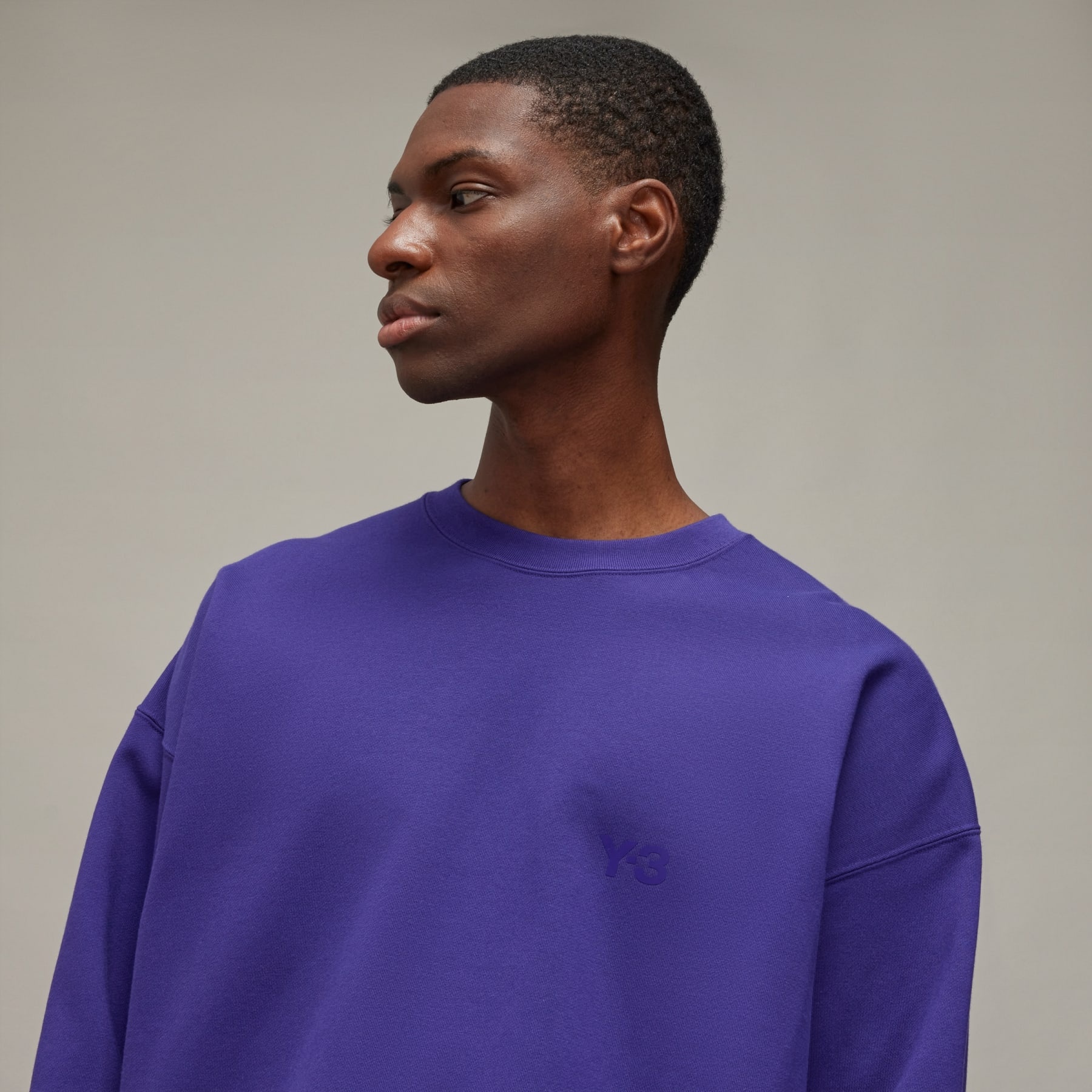 Y-3 Brushed Terry Crew Sweatshirt - 7