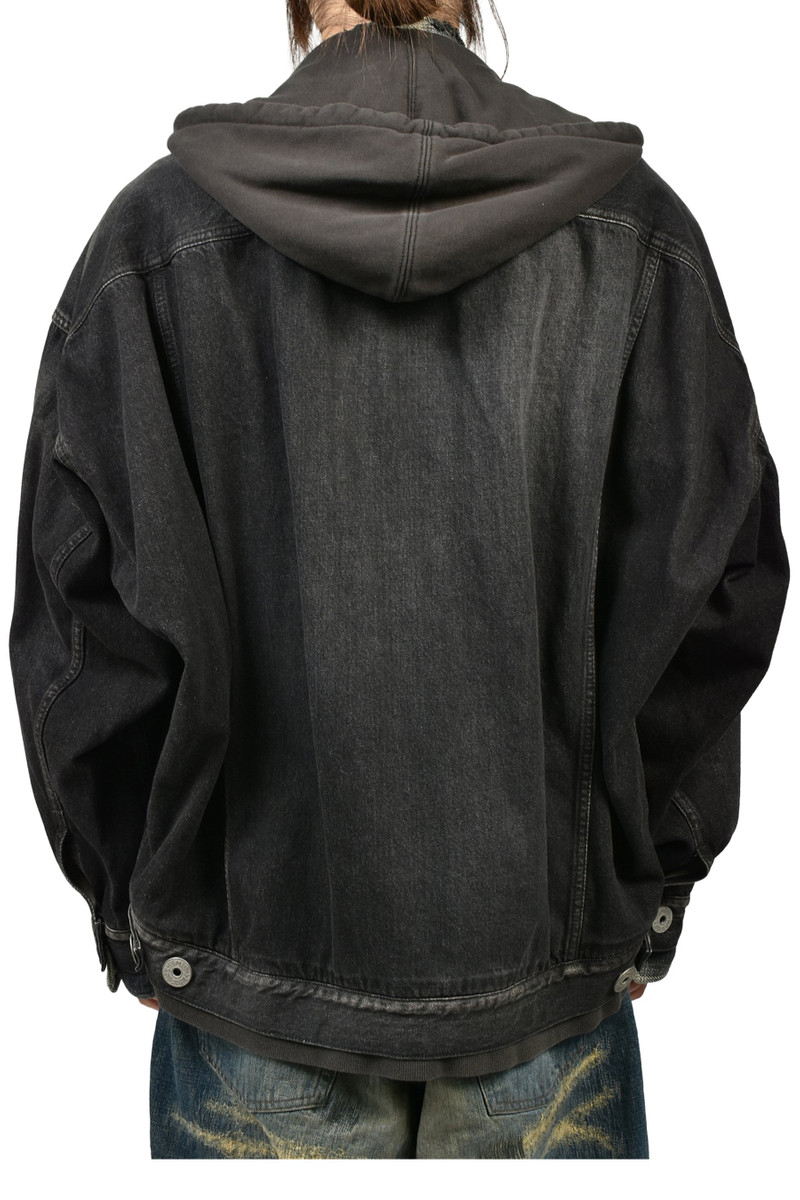 Maison MIHARAYASUHIRO TRIPLE LAYERED DENIM JACKET / BLK outlook