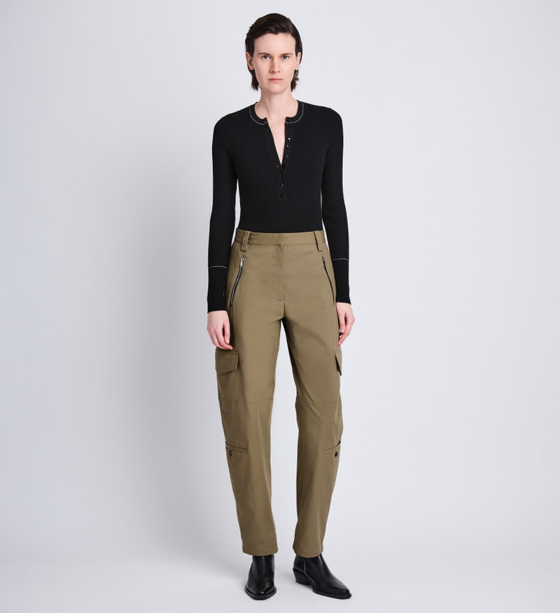 Proenza Schouler Jackson Cargo Pant in Cotton Twill outlook