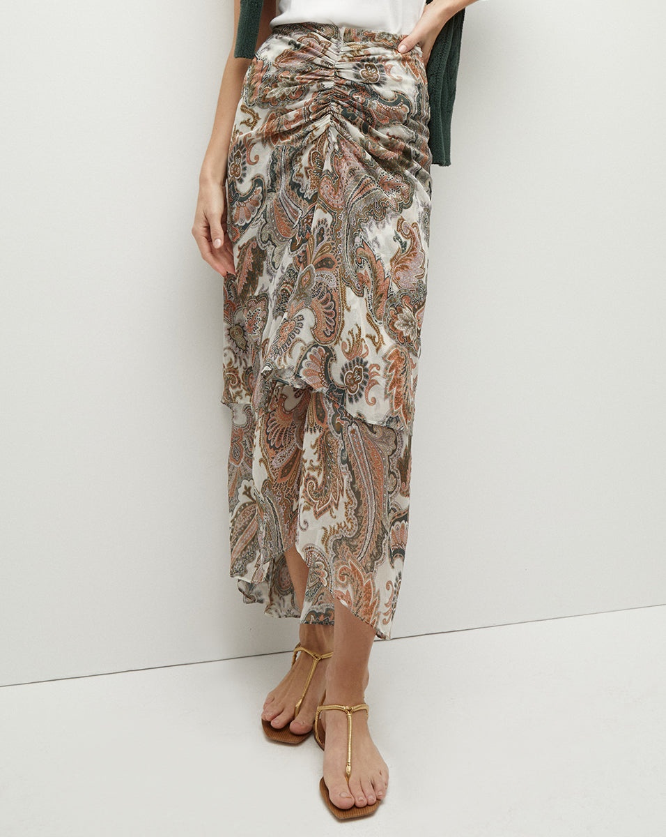 SIRA SILK SKIRT - 4