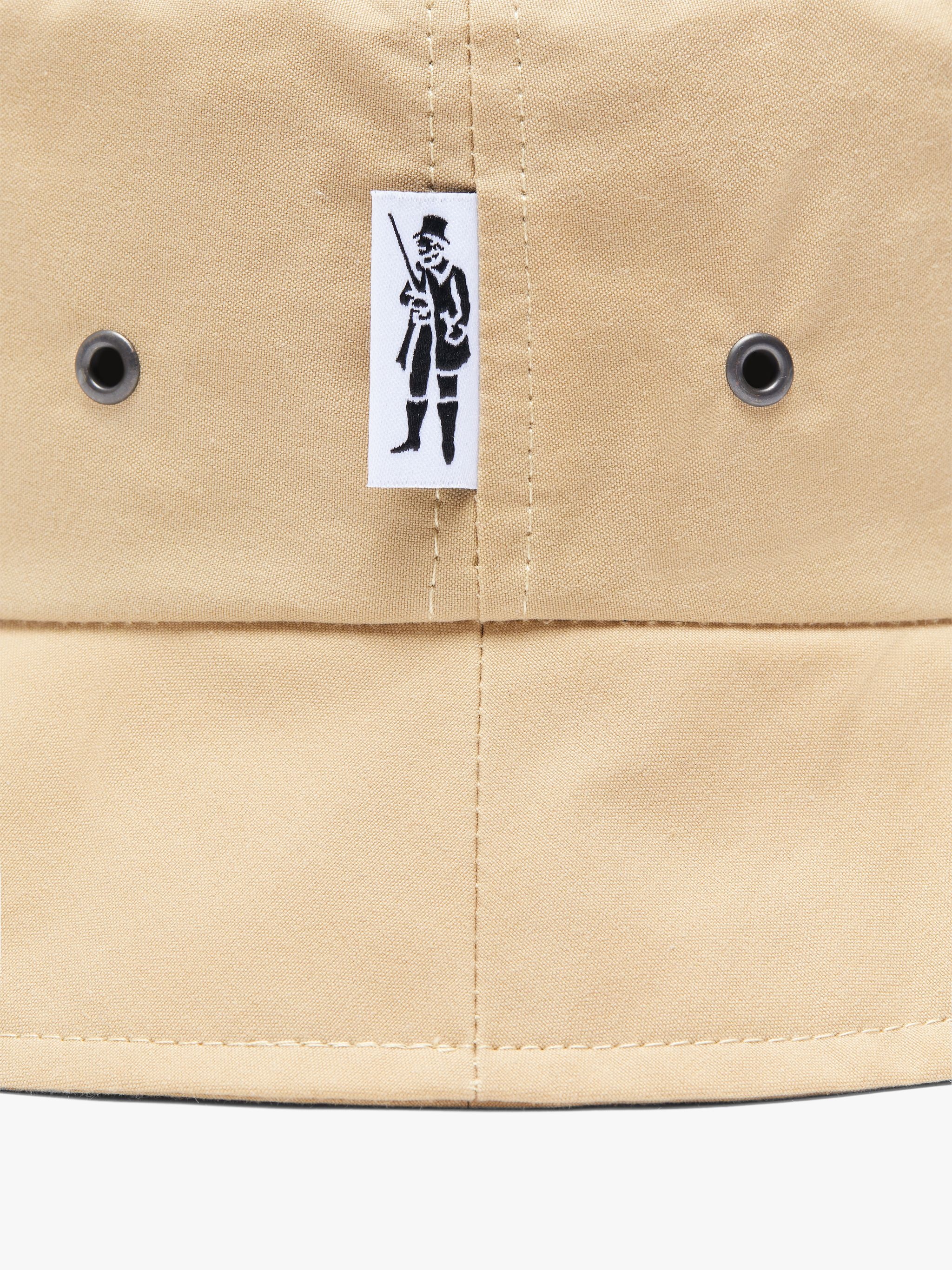 PELTING BEIGE WAXED COTTON BUCKET HAT | ACC-HA05 - 2
