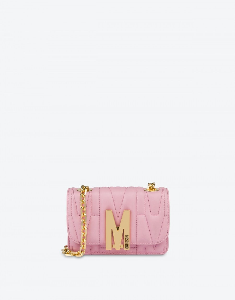 MINI QUILTED M BAG WITH SHOULDER STRAP - 1