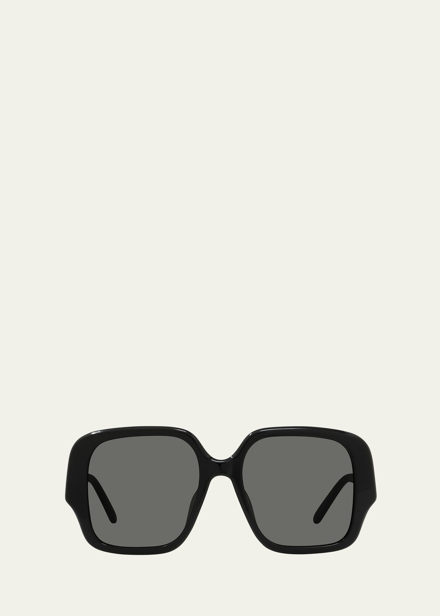 Oversized Acetate Square Sunglasses - 1