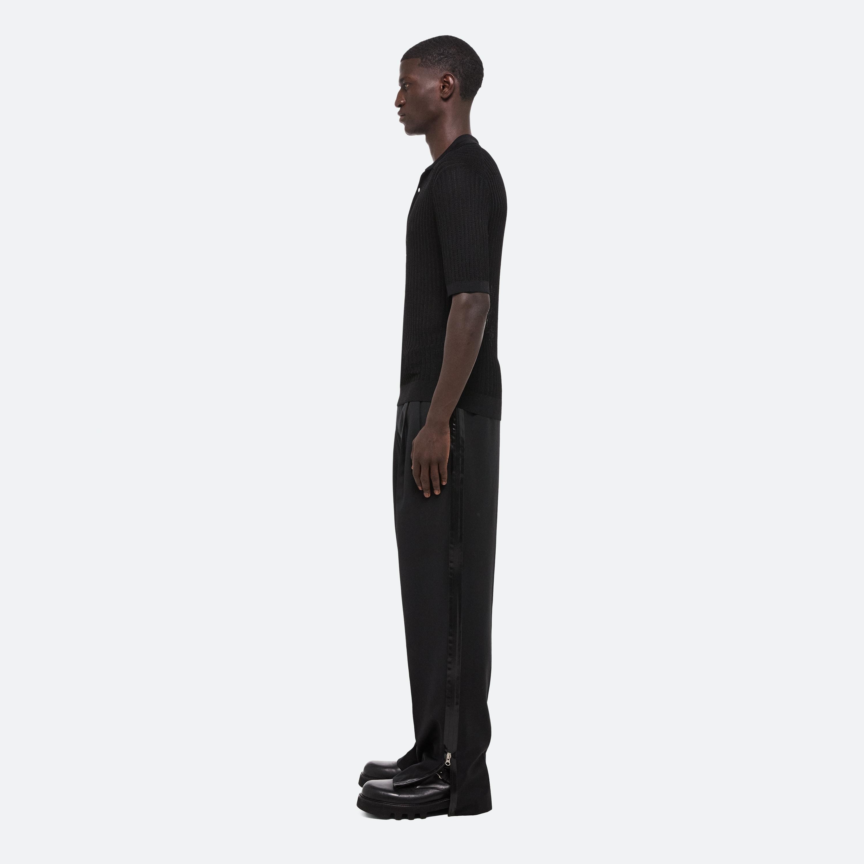POINTELLE RIB POLO - 4