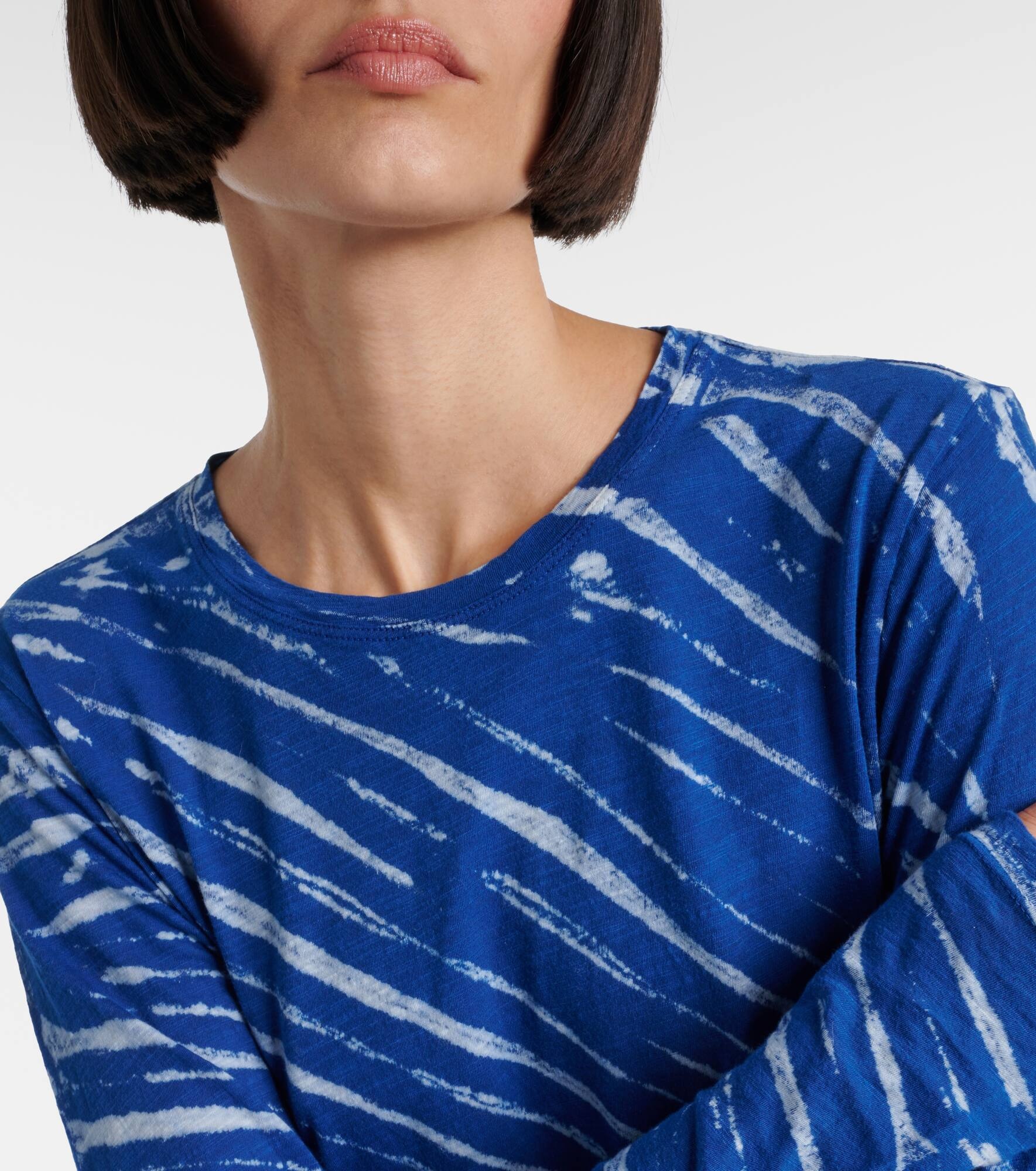 Mia tie-dye cotton jersey top - 4