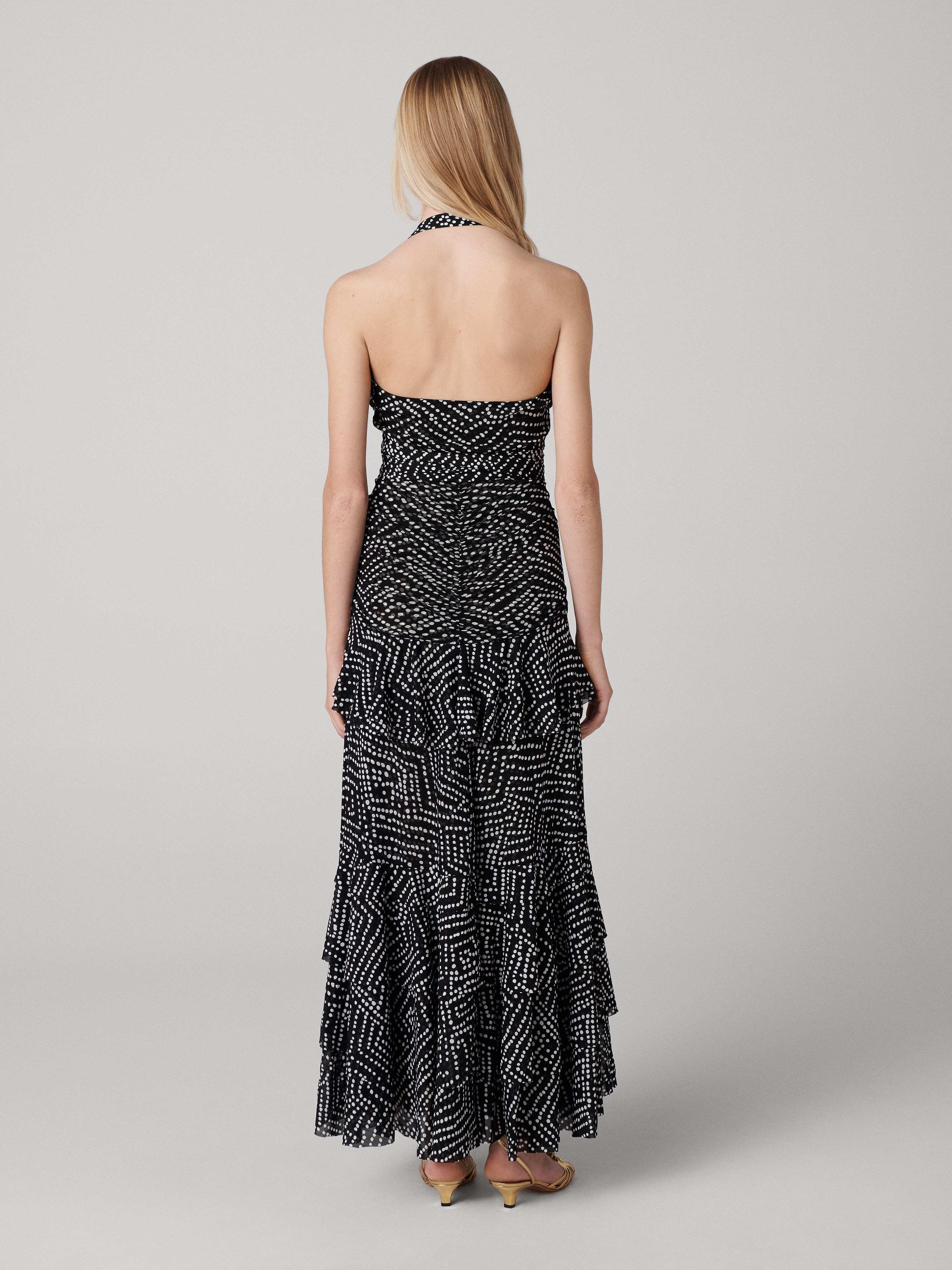 Patricia Halter Mesh Dress - 3