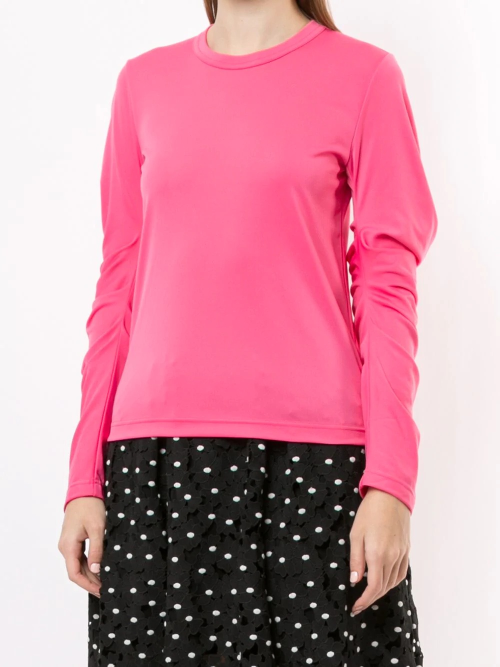 draped sleeve jumper - 3