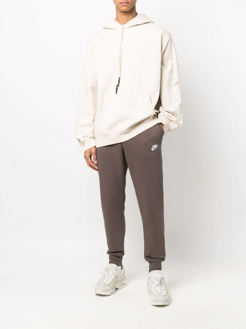 Swoosh logo detail track pants - 2