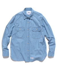 トップス wtaps chambray shirt 251WVDT-SHM05 Wtaps CB Cambray Coolmax Shirt | FIRMAMENT - Berlin Renaissance