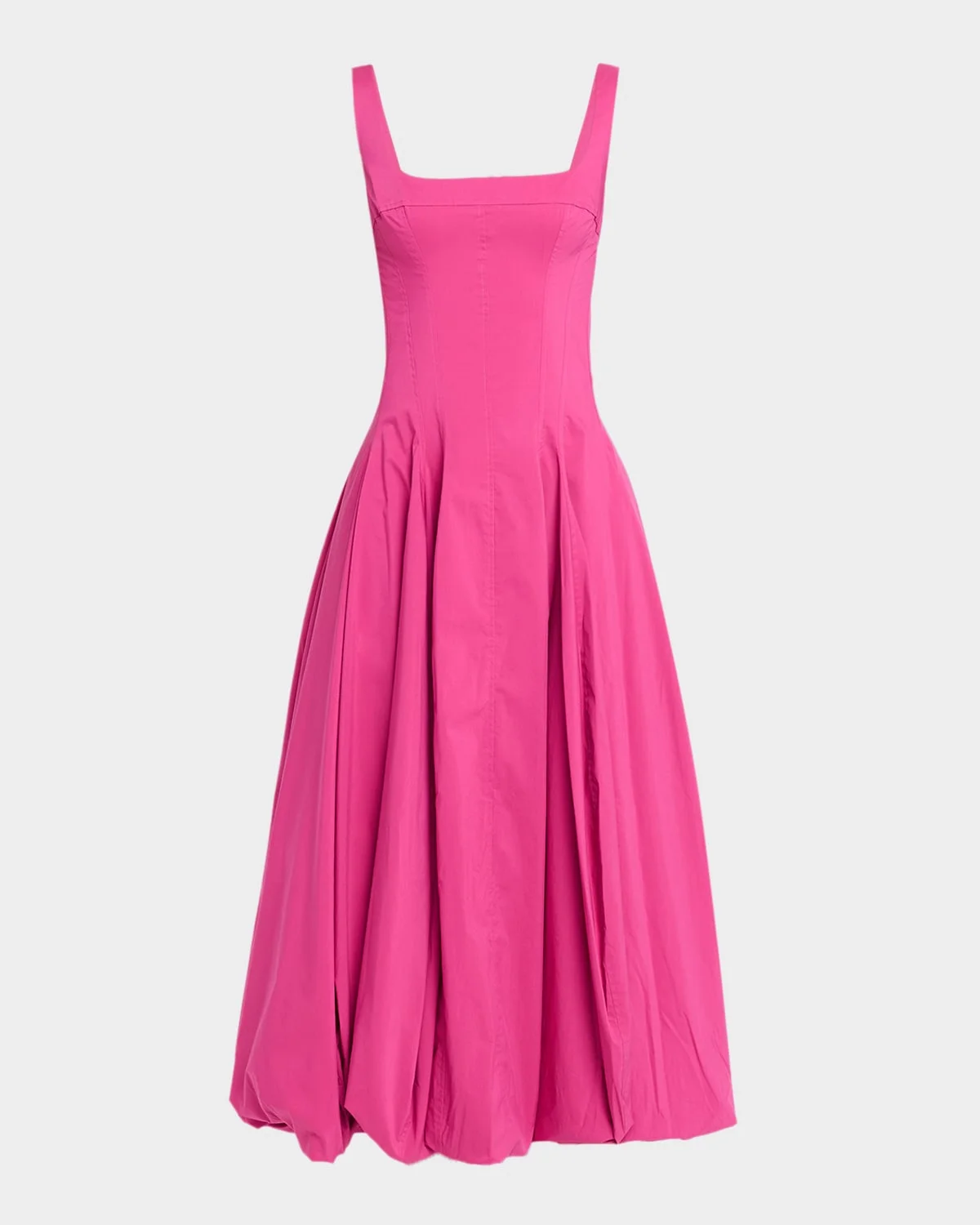 Hally Bubble Cotton Midi Dress - 1