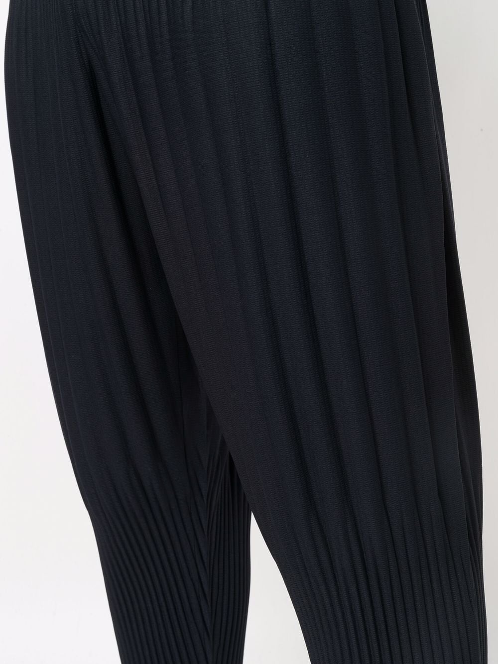 pleated drop-crotch trousers - 5