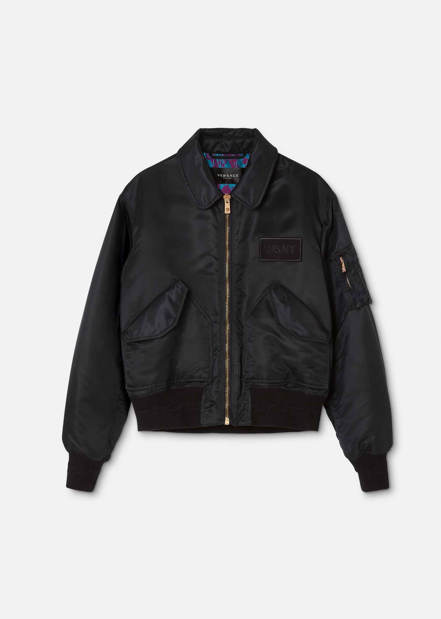 Logo Patch Bomber Jacket - 1