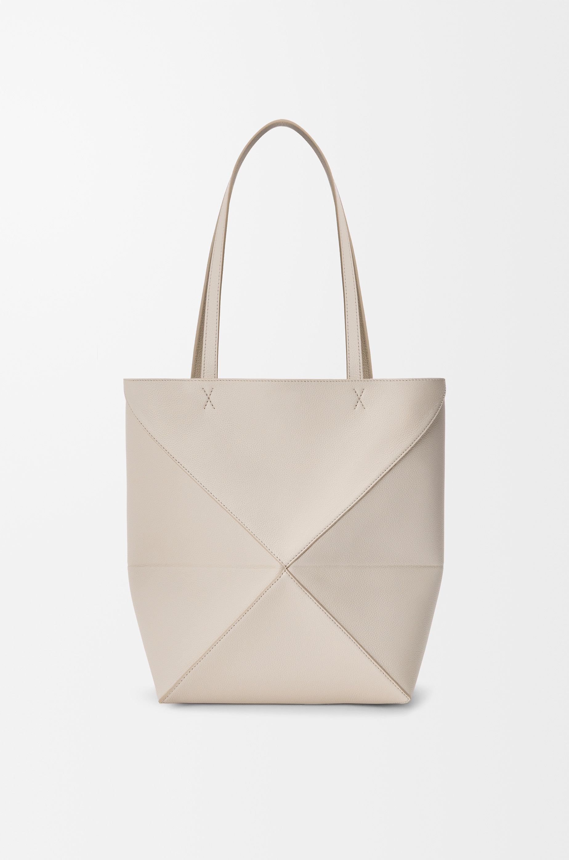Medium Puzzle Fold tote in soft grained calfskin - 7