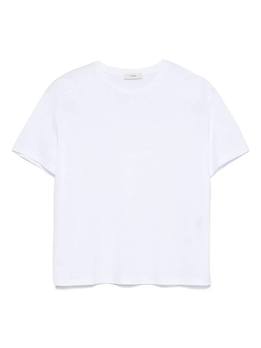 TOTEME Cotton Blend T-Shirt - 1