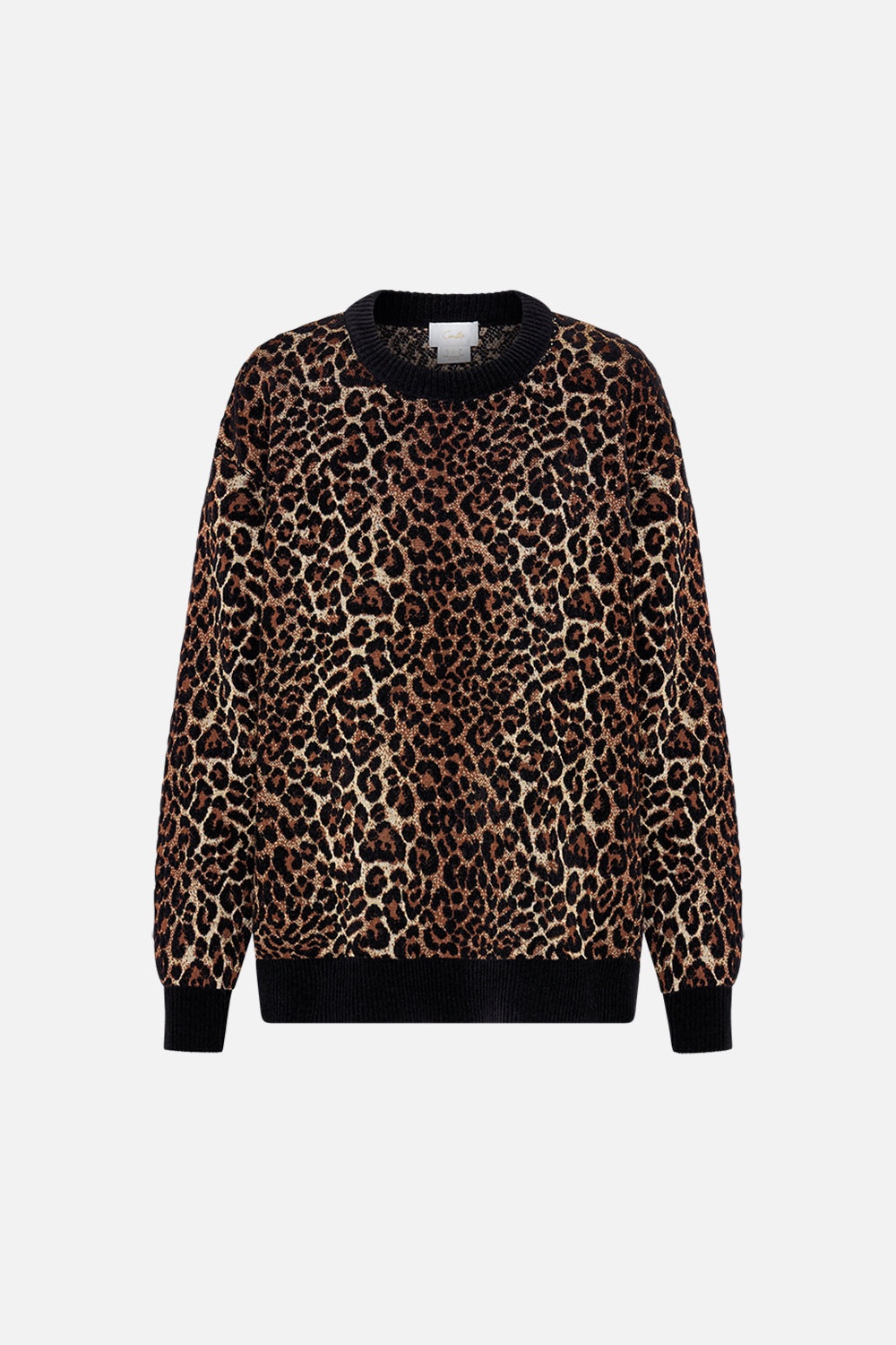 CREW NECK OVERSIZED KNIT - 1
