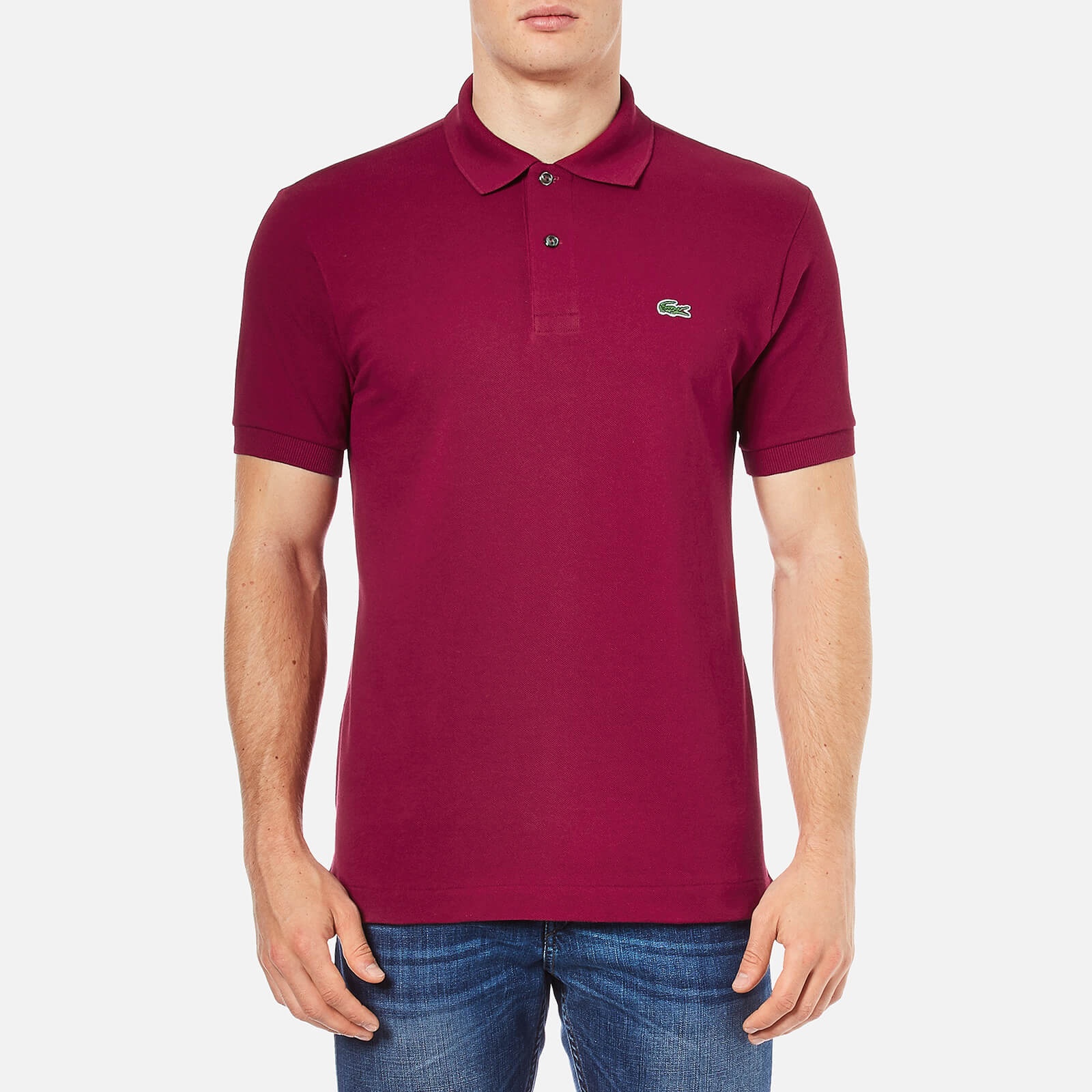 Lacoste Men's Classic Polo Shirt - Burgundy - 1