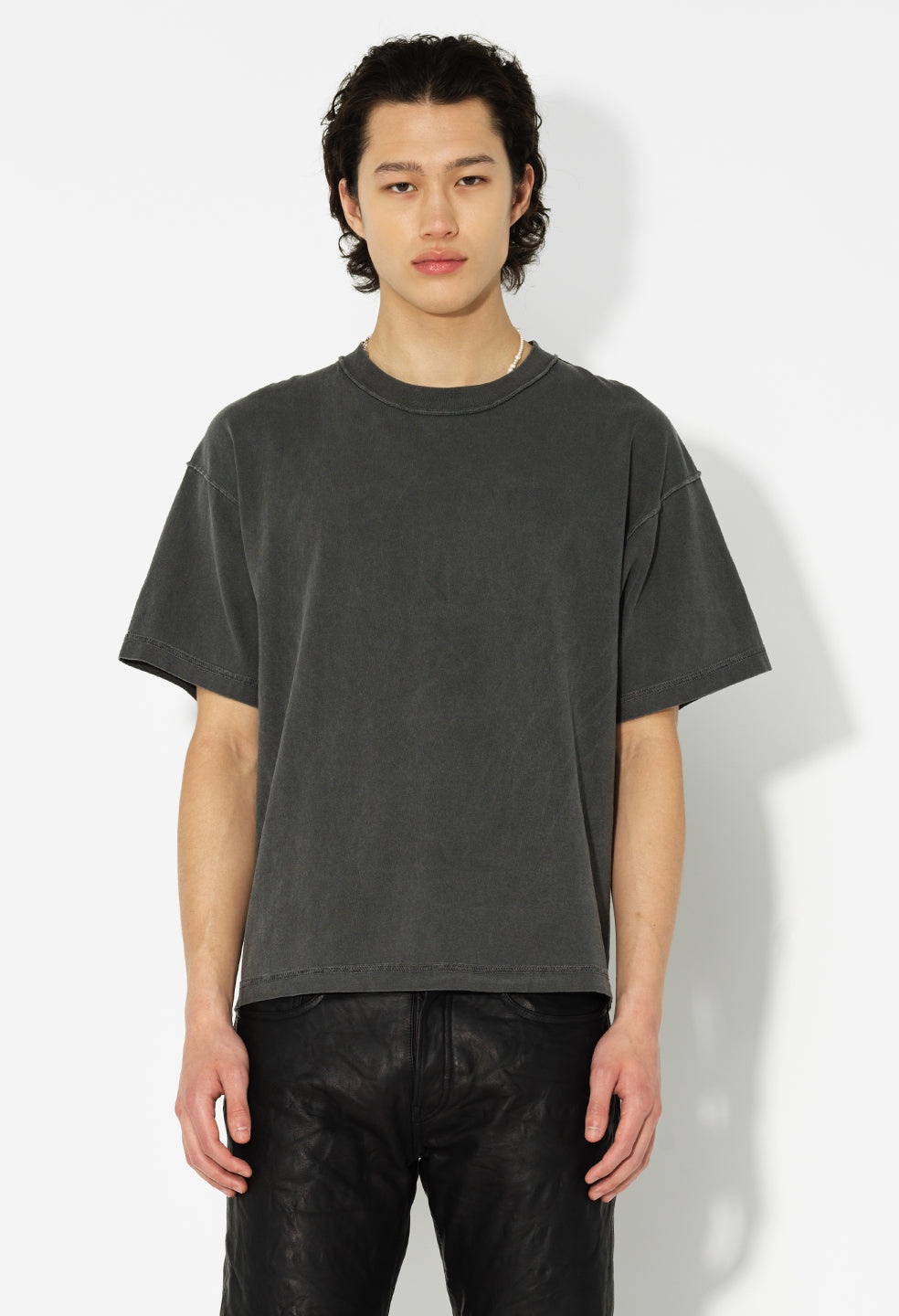 REVERSED CROPPED TEE - 3