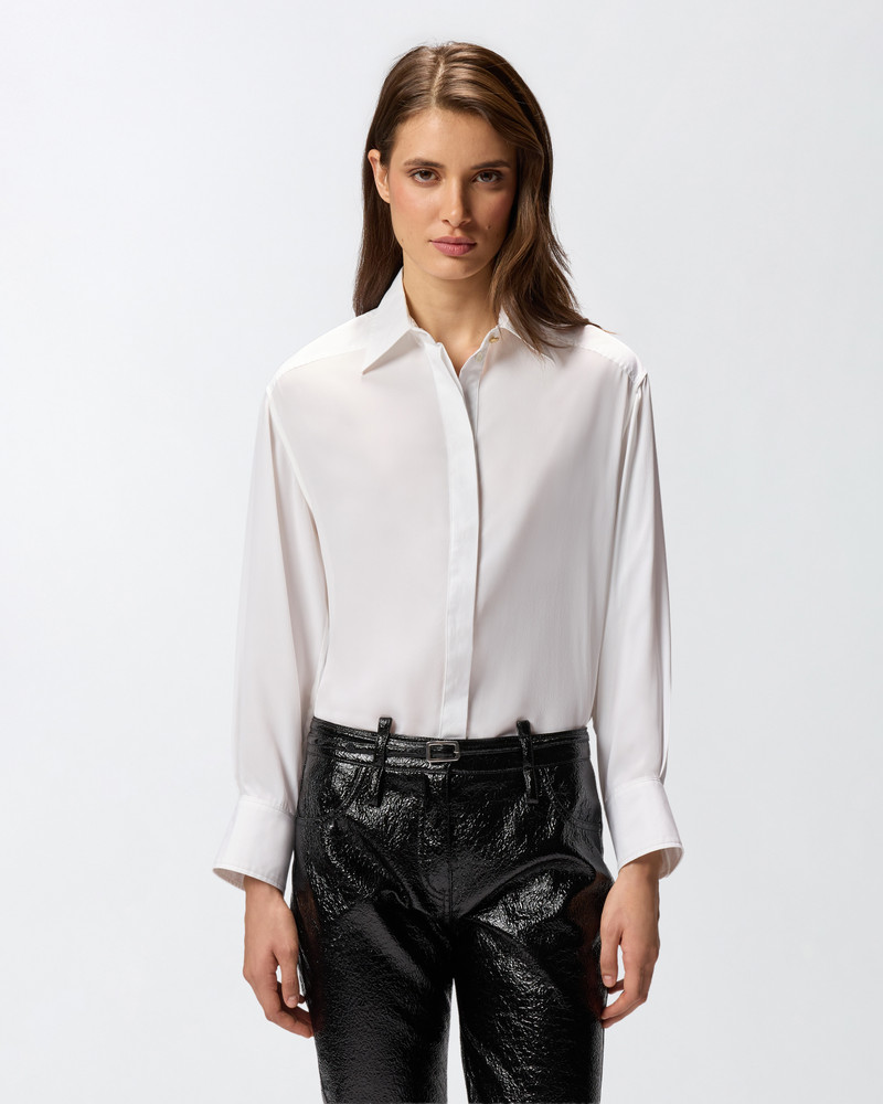 PINKO POPLIN AND CREPE SHIRT outlook