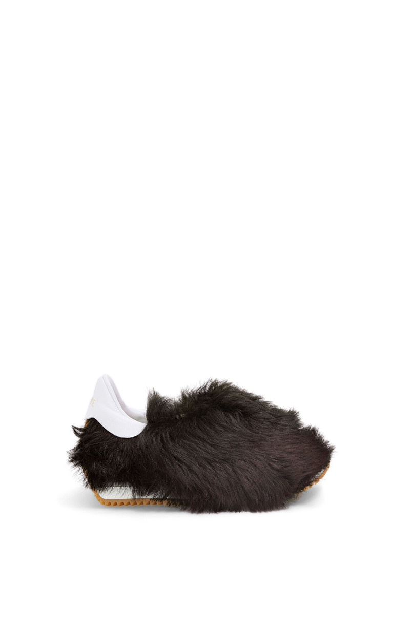 Flow runner in shearling 1