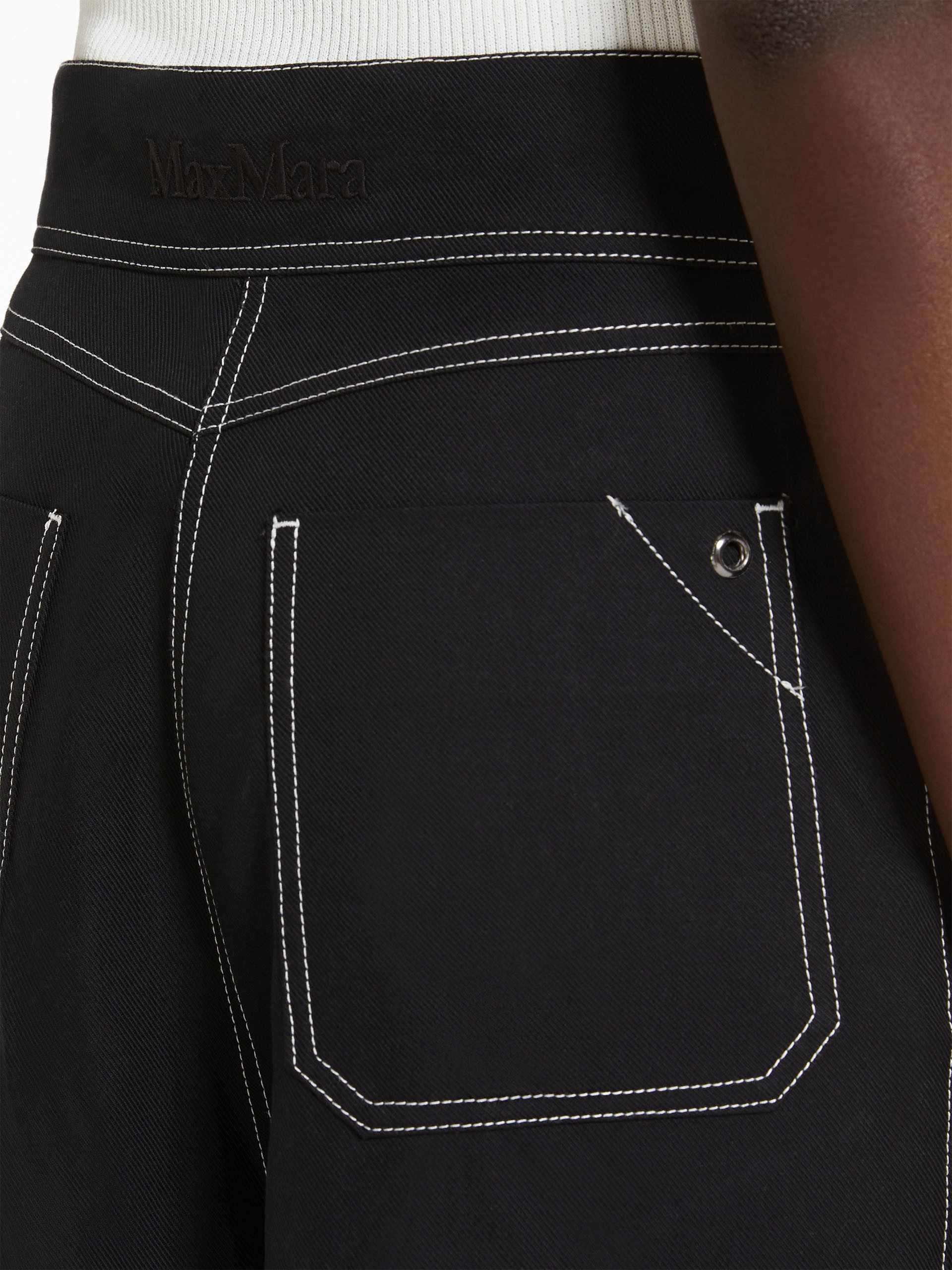 OBOLI Cotton and linen wide trousers - 5
