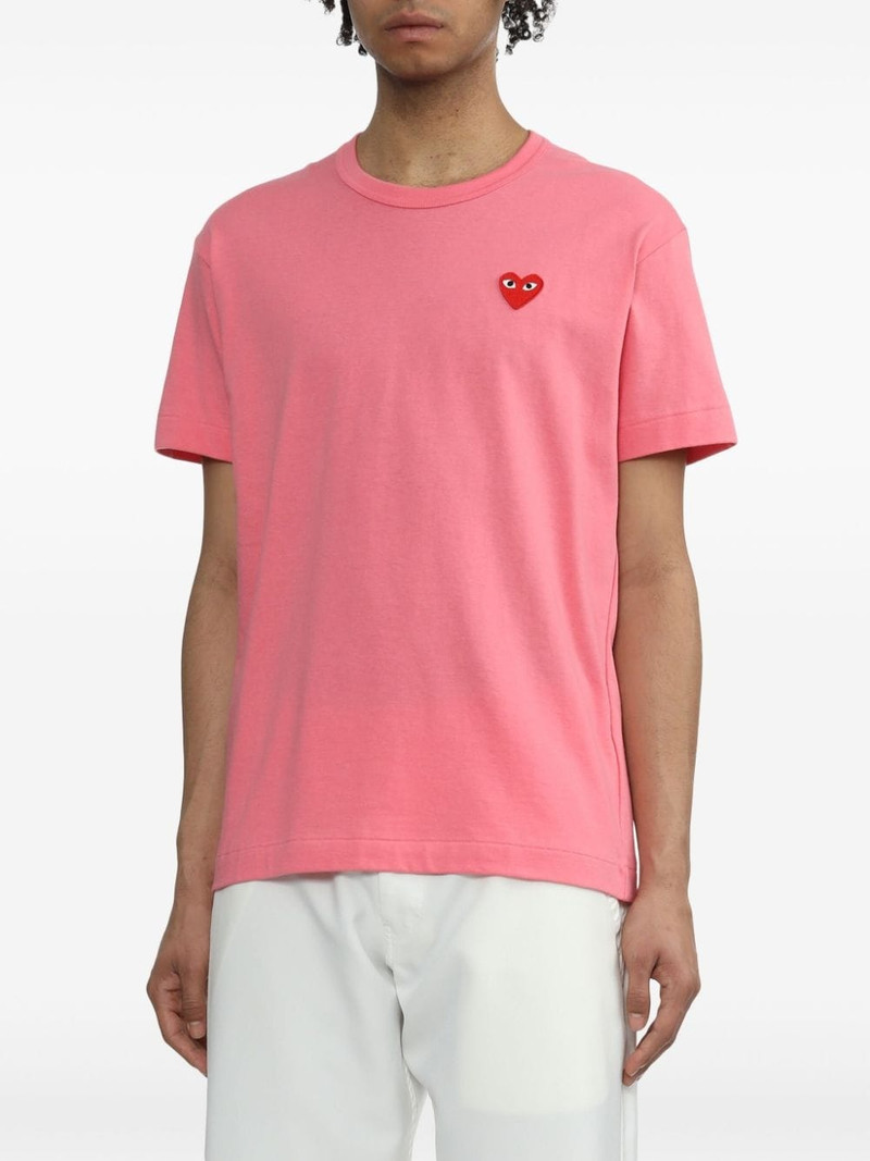 Comme des Garçons PLAY logo-appliqué cotton T-shirt outlook
