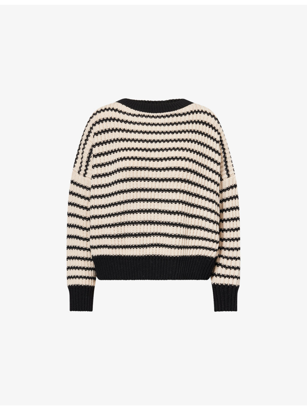 Ezor Striped Wool Jumper - 1