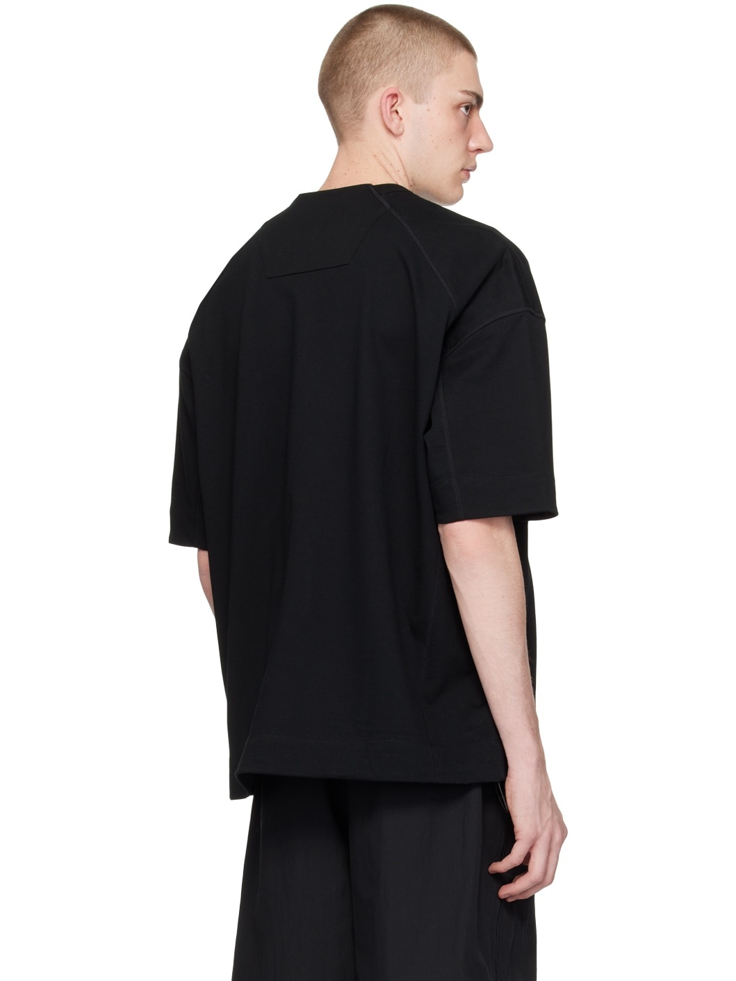 Black Zip Pocket T-Shirt - 3