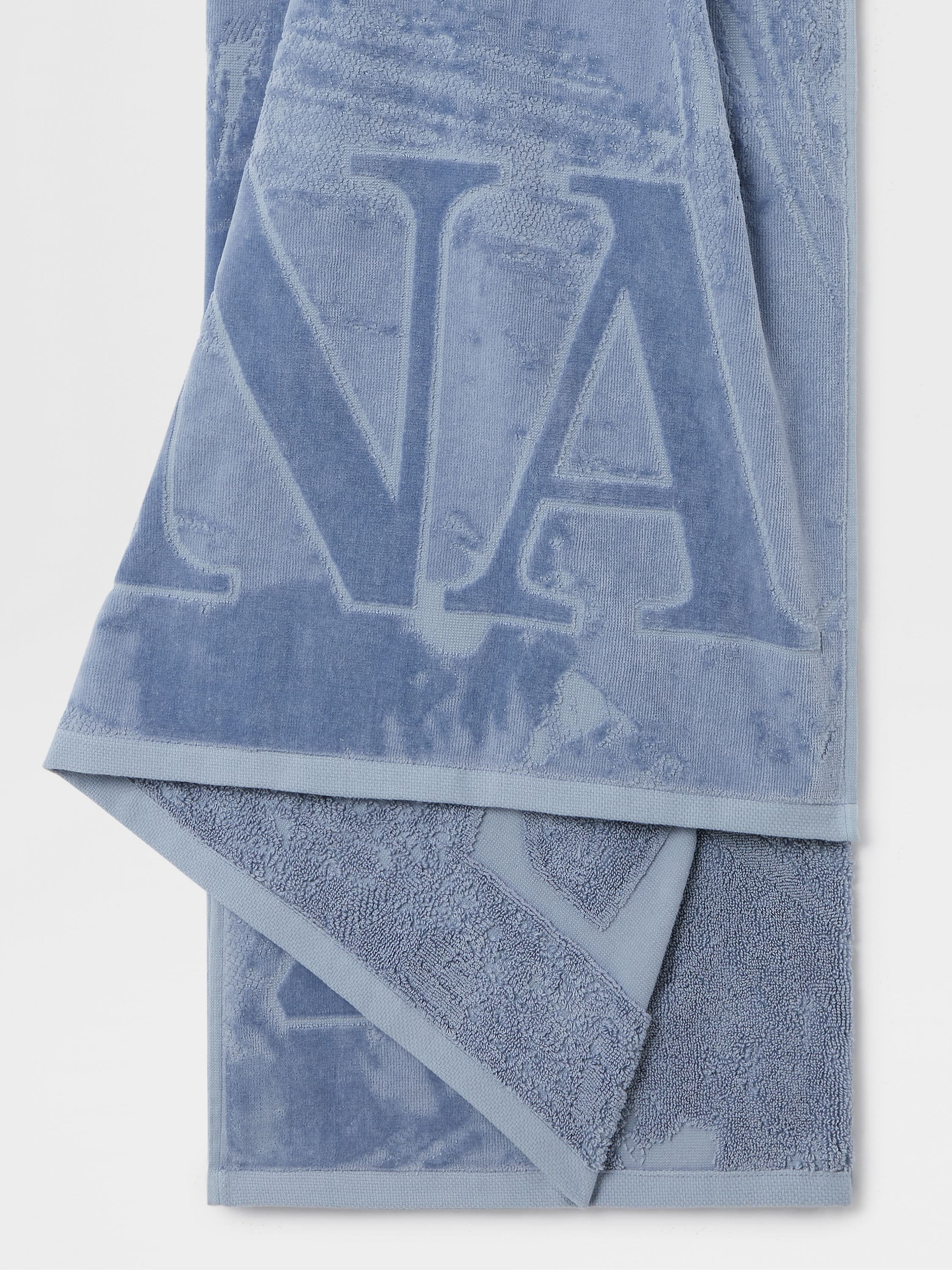 ZEGNA LOGO BEACH TOWEL - 3