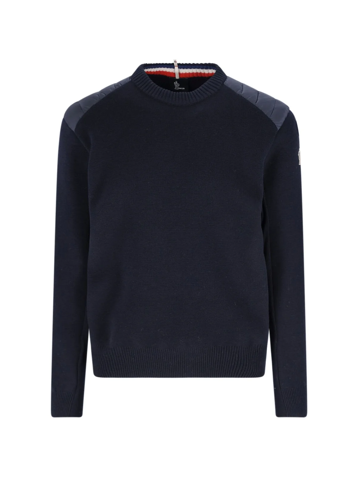 VIRGIN WOOL BLEND CREWNECK SWEATER - 1