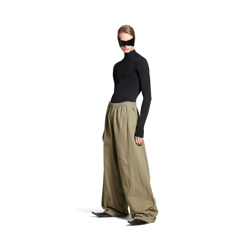 BALENCIAGA Men's Baggy Pants in Green outlook
