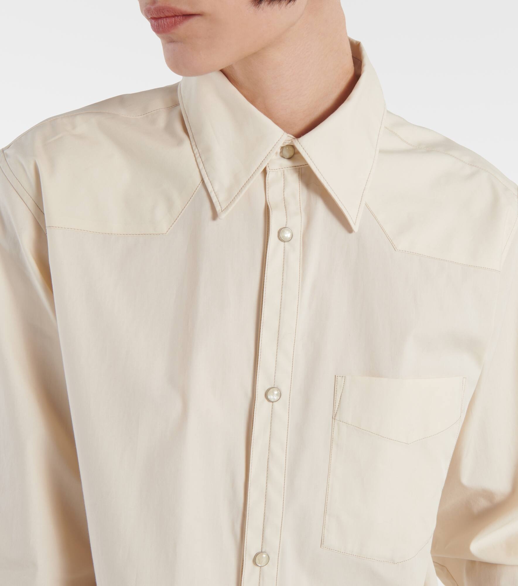 Cotton poplin shirt - 4
