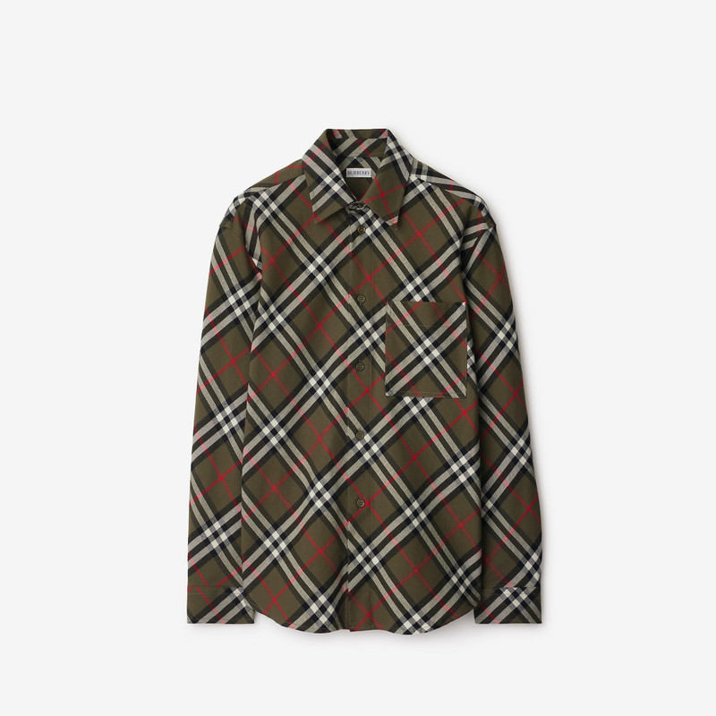 Check Cotton Shirt 1