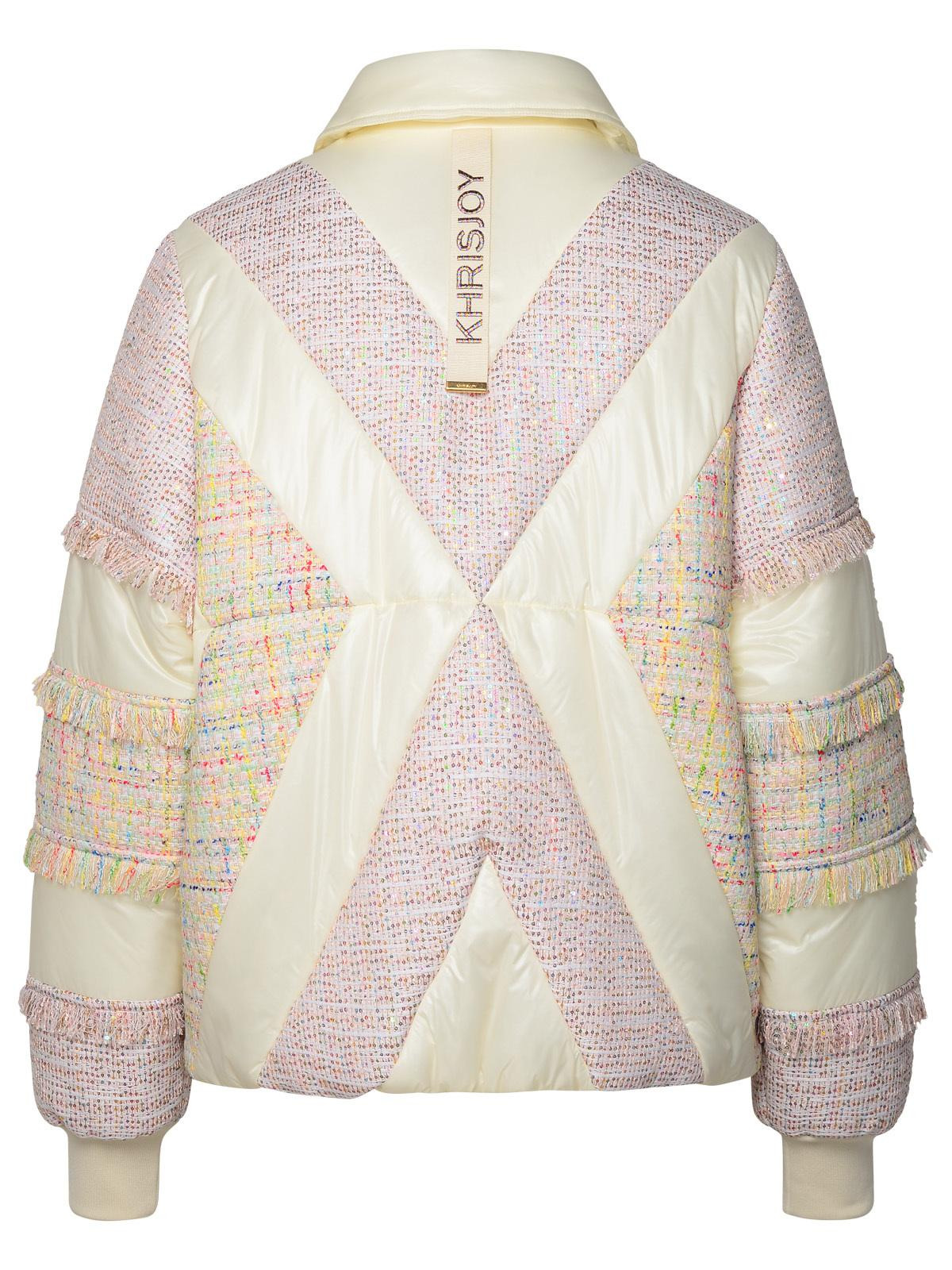 Khrisjoy 'Matt&Glossy' Multicolour Cotton Blend Down Jacket Women - 3