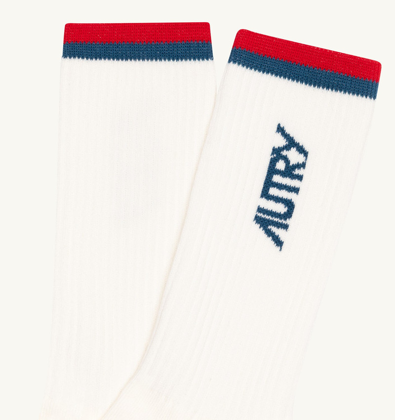 AUTRY JACQUARD STRIPED SOCKS WITH LOGO UNISEX outlook