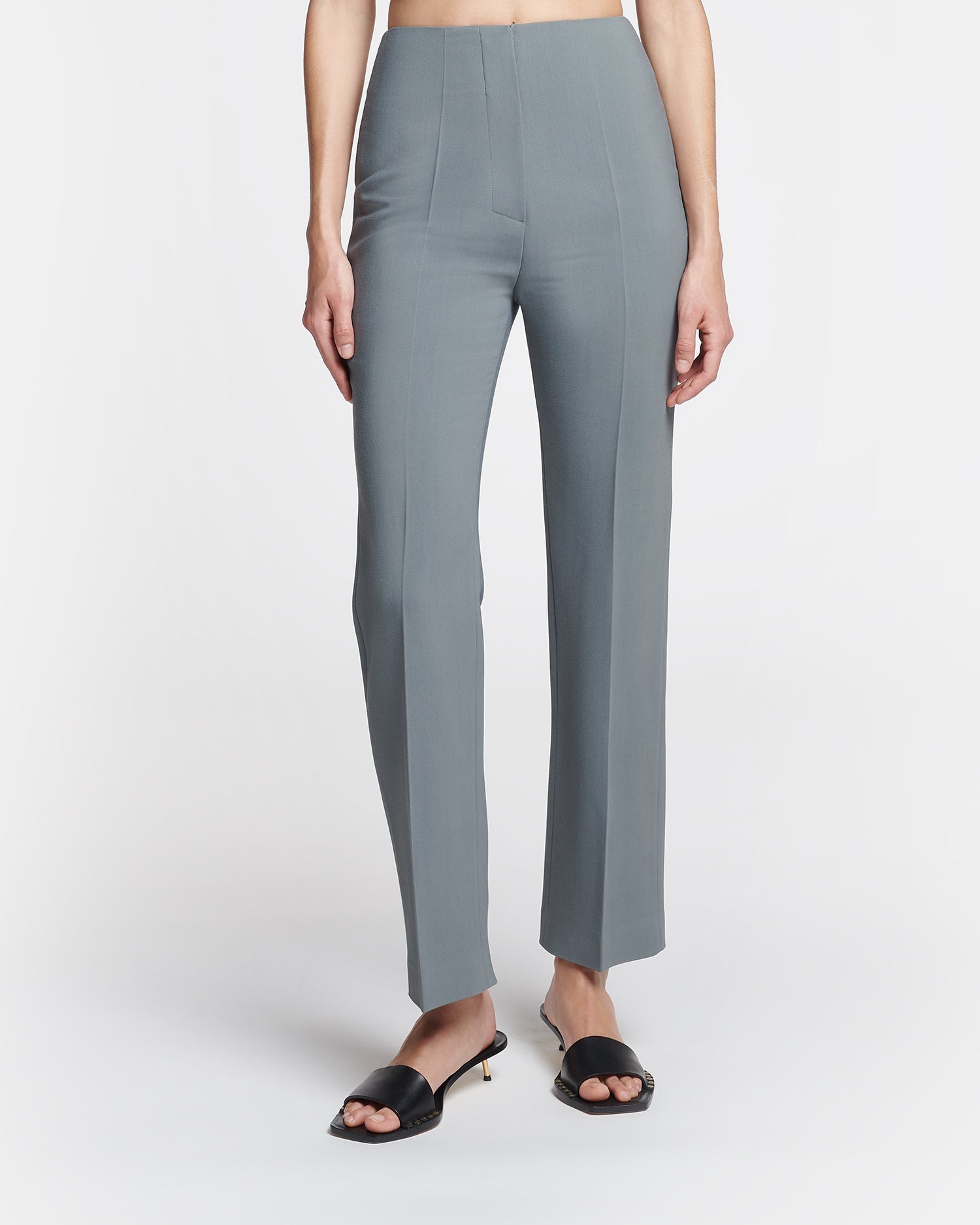 Tailored Slim-Leg Trousers - 4