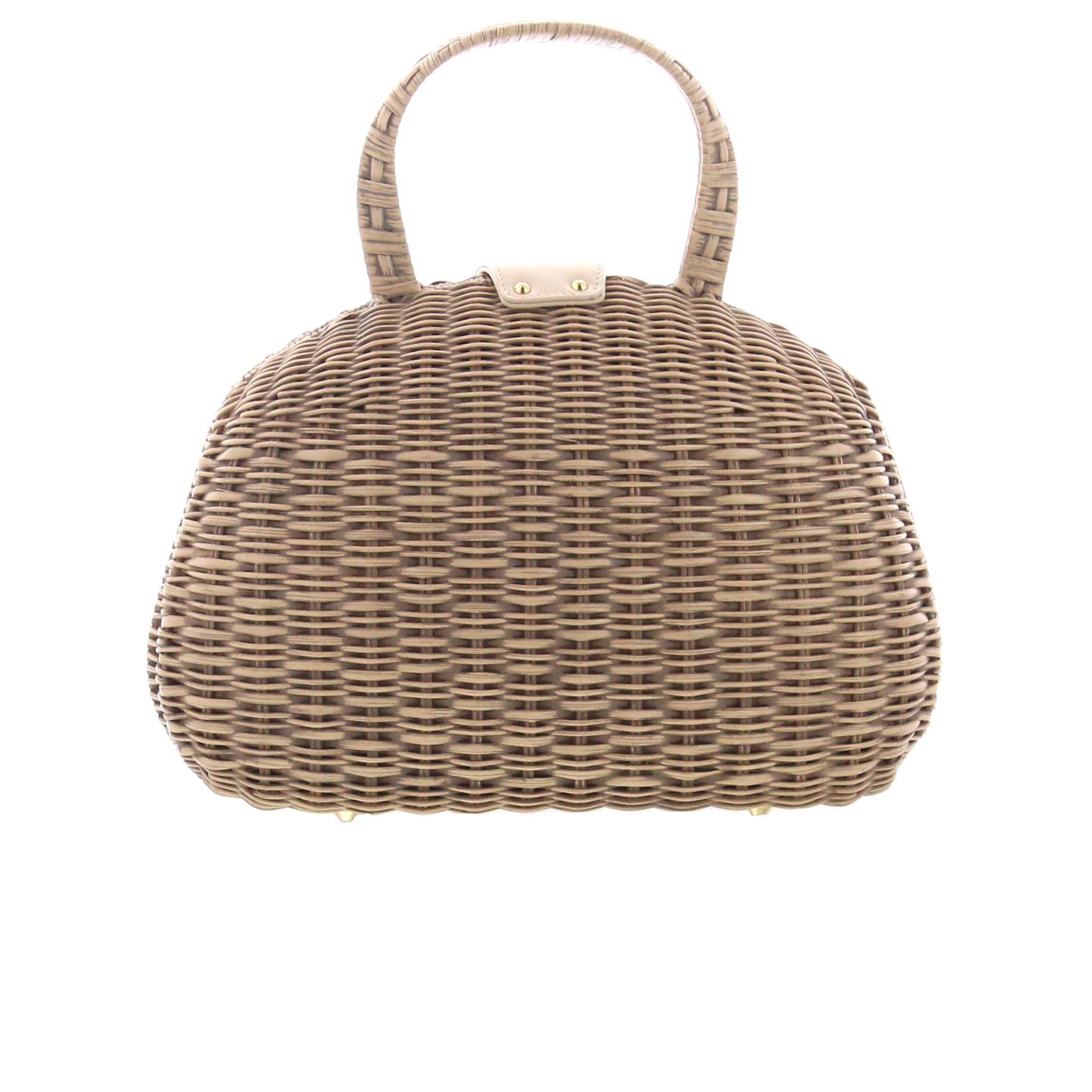 CARLA SAINT-BARTH - Carla Saint Barth – Vimini Cambered Bag – Carne - 3