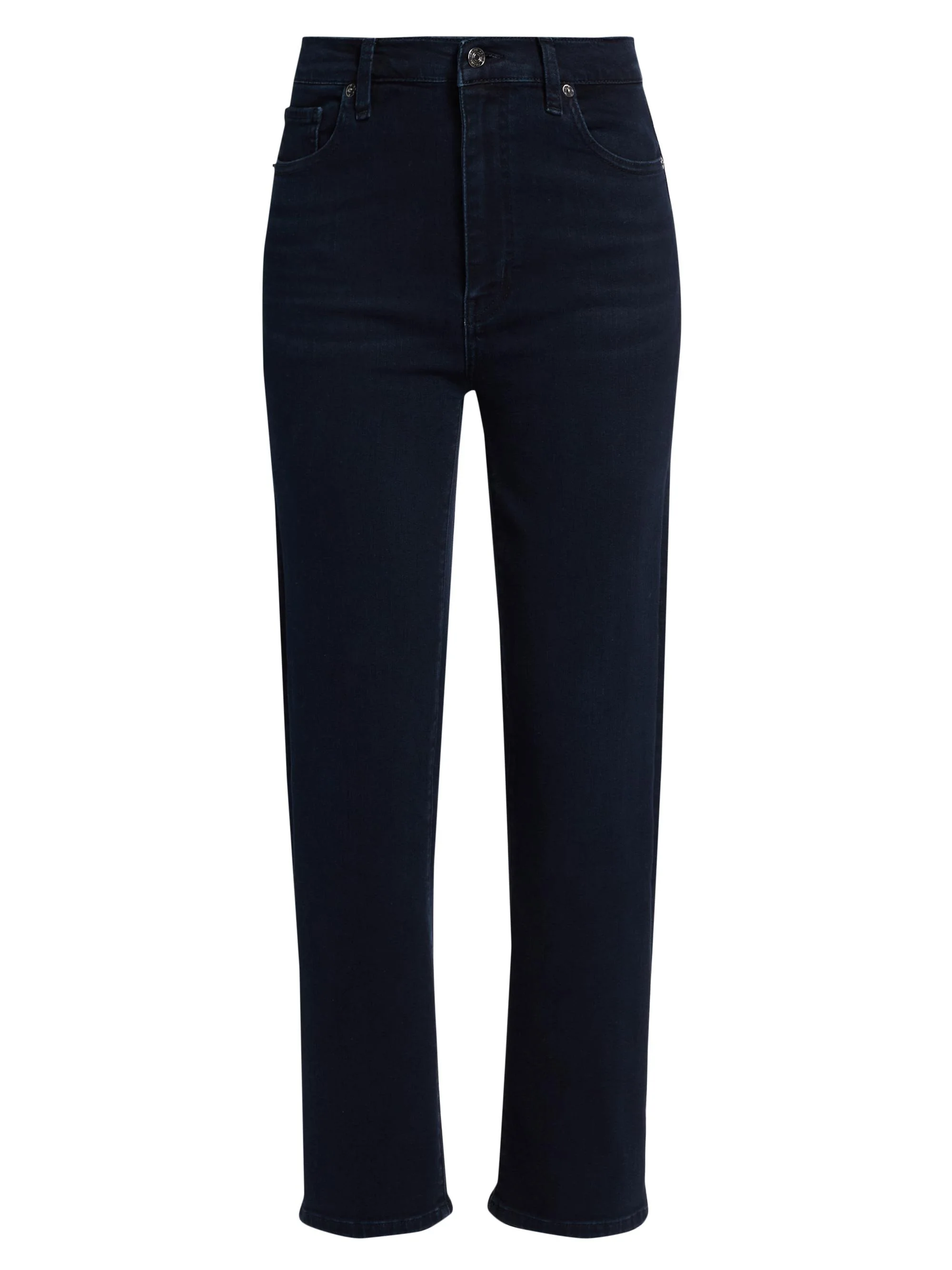 Women's Le Sleek Cotton-Blend High-Rise Straight-Leg Jeans - Century - 1