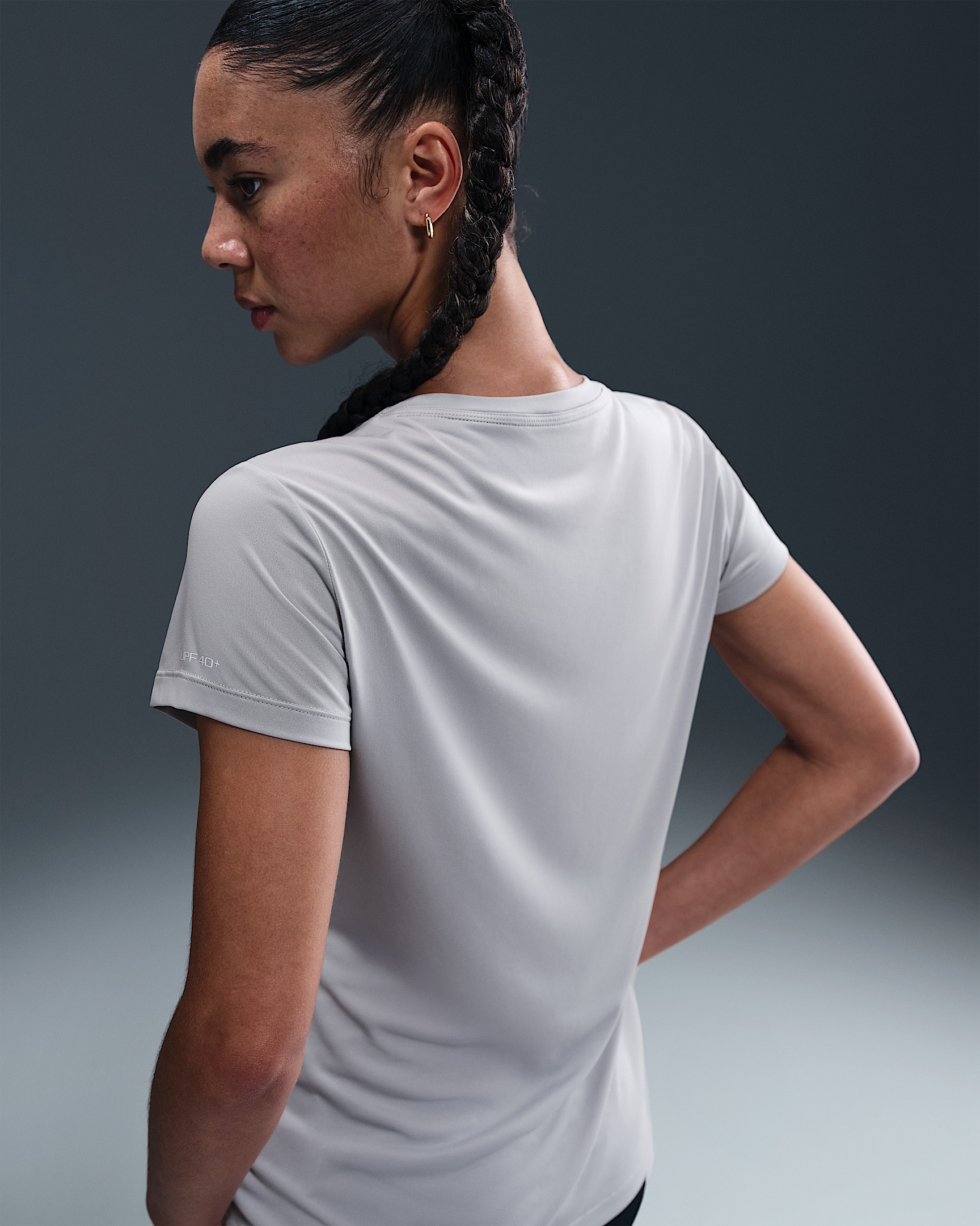 Nike Swim Swoosh Hydroguard Women's Short-Sleeve Top - 2