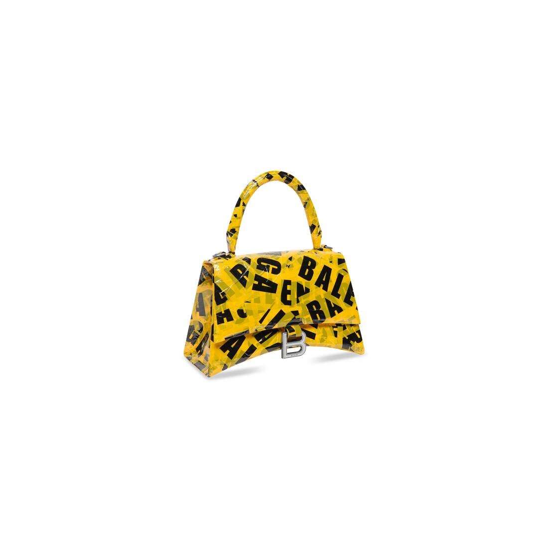 Women's Hourglass Small Handbag In Box With Tape in Yellow - 2
