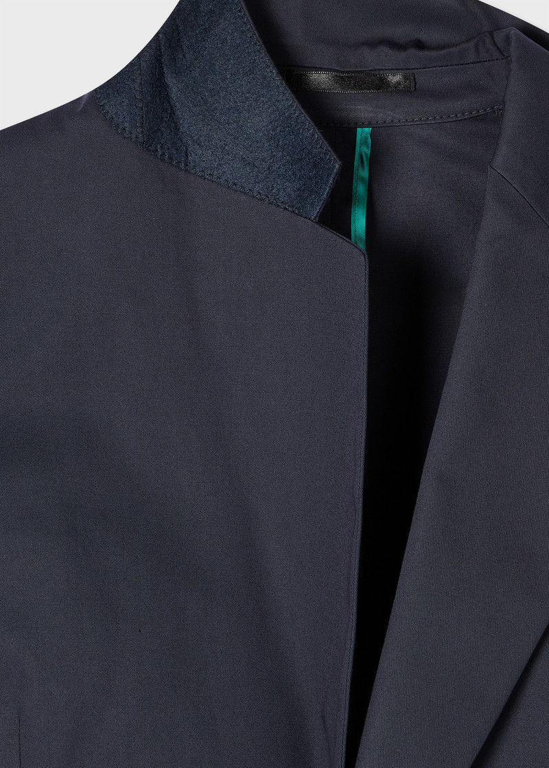 Paul Smith Navy Cotton-Twill Patch-Pocket Blazer outlook