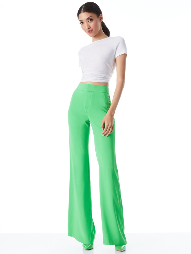 Alice + Olivia DEANNA HIGH WAISTED BOOTCUT PANT outlook