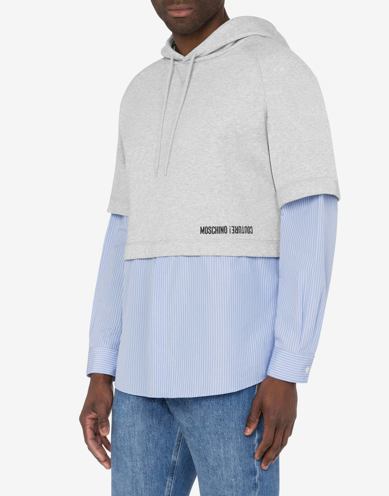 Moschino UPSIDE DOWN LOGO HOODIE outlook