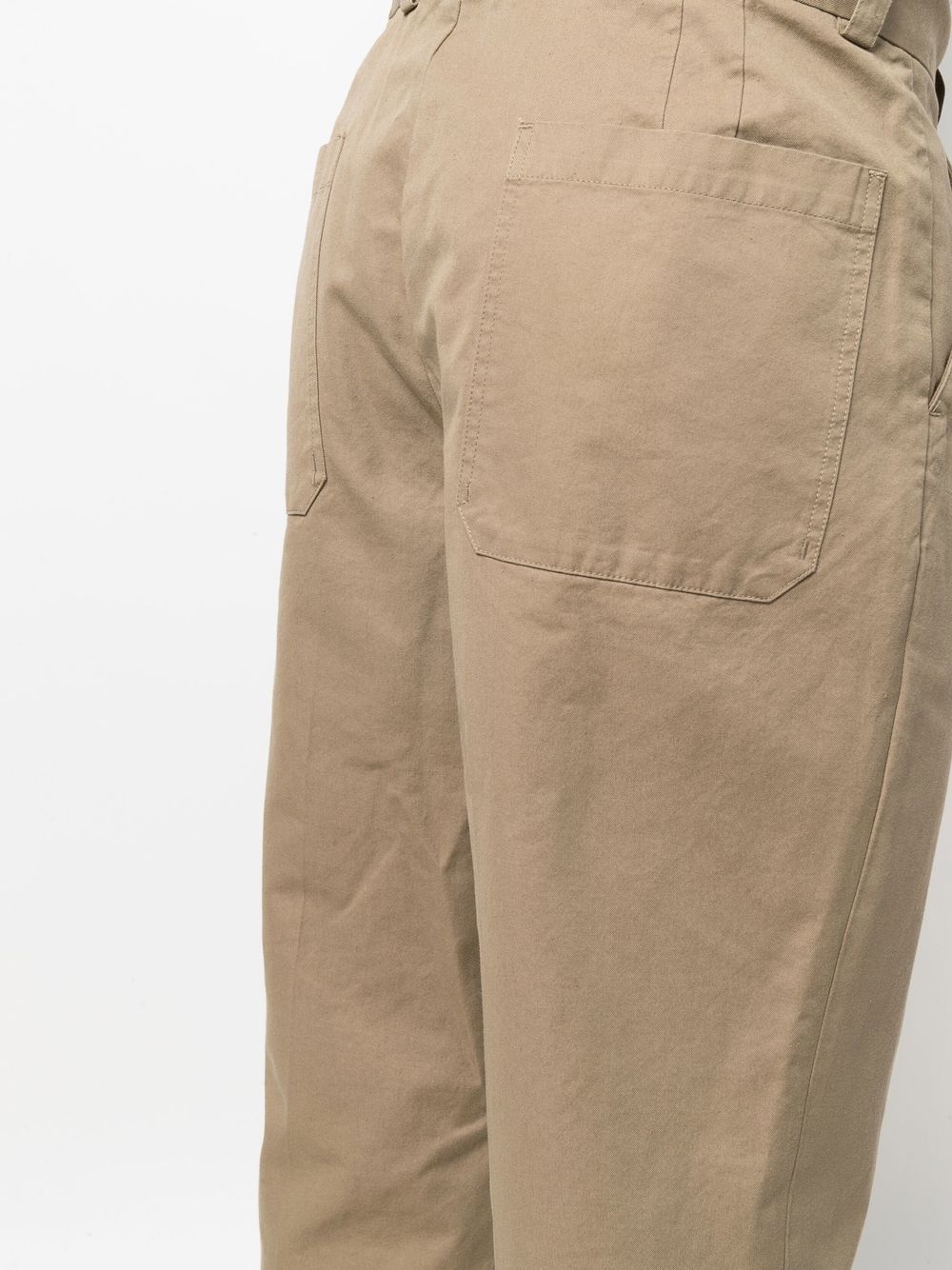 straight-leg chino trousers - 5