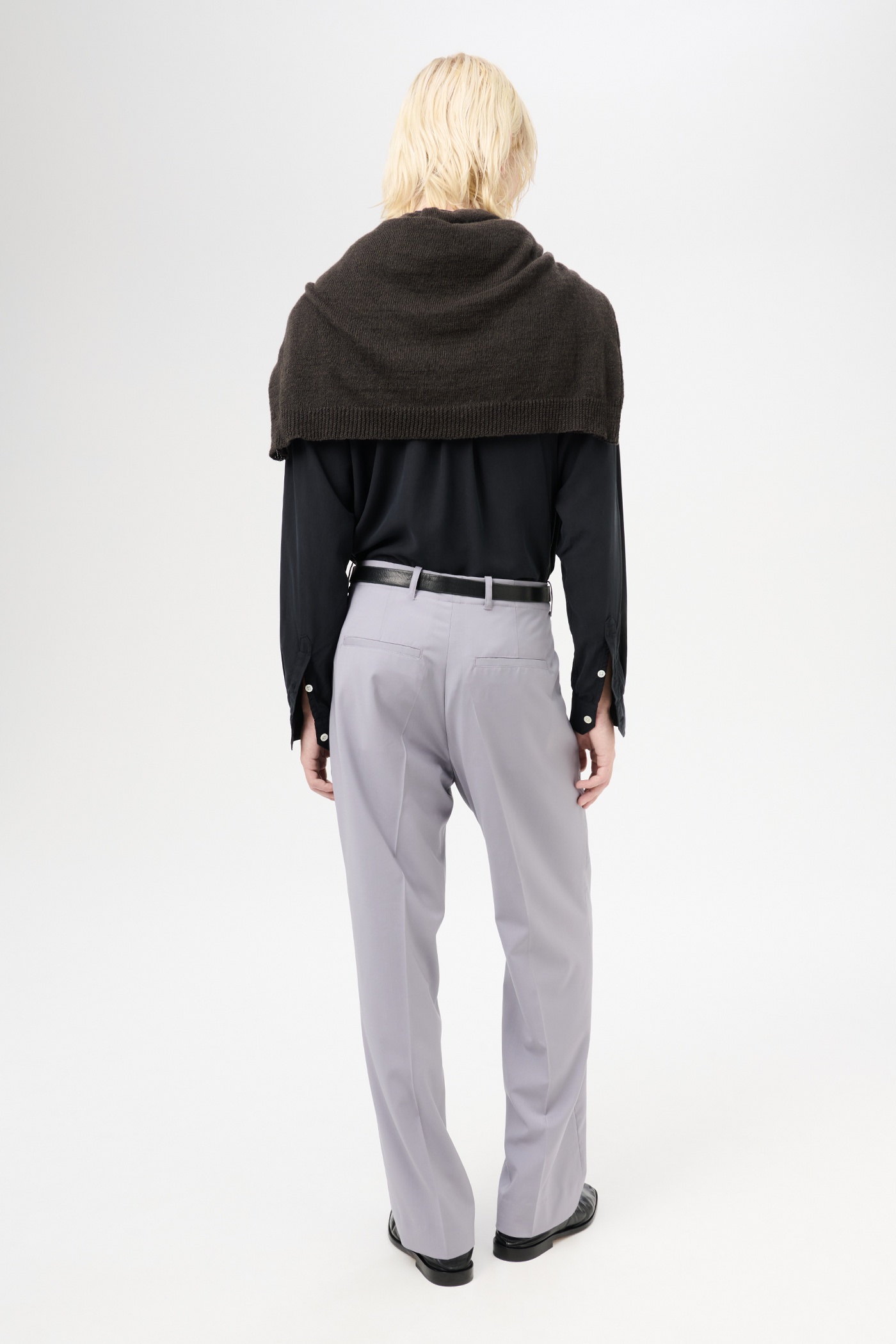 Borrowed Chino Dusty Lavender High Twist Wool - 6