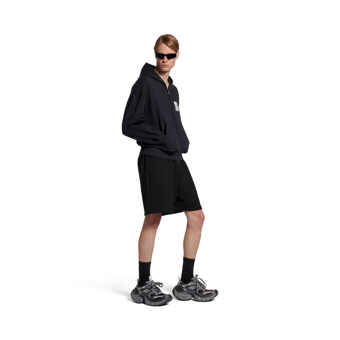 Men's 6xl Sneaker in Black/grey - 8