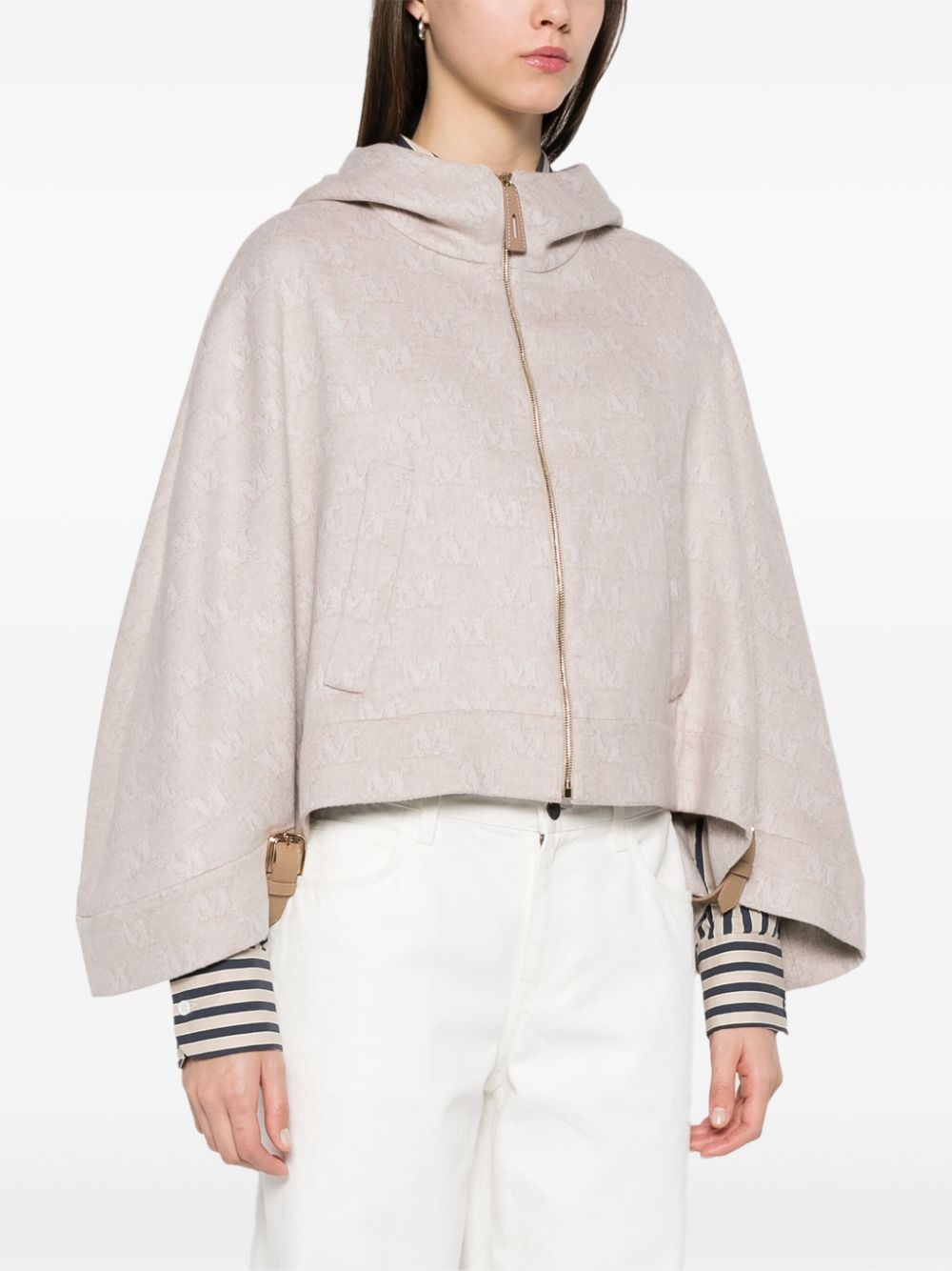 Max Mara Max Mara Women Wool Hooded Cape | luosophy | REVERSIBLE